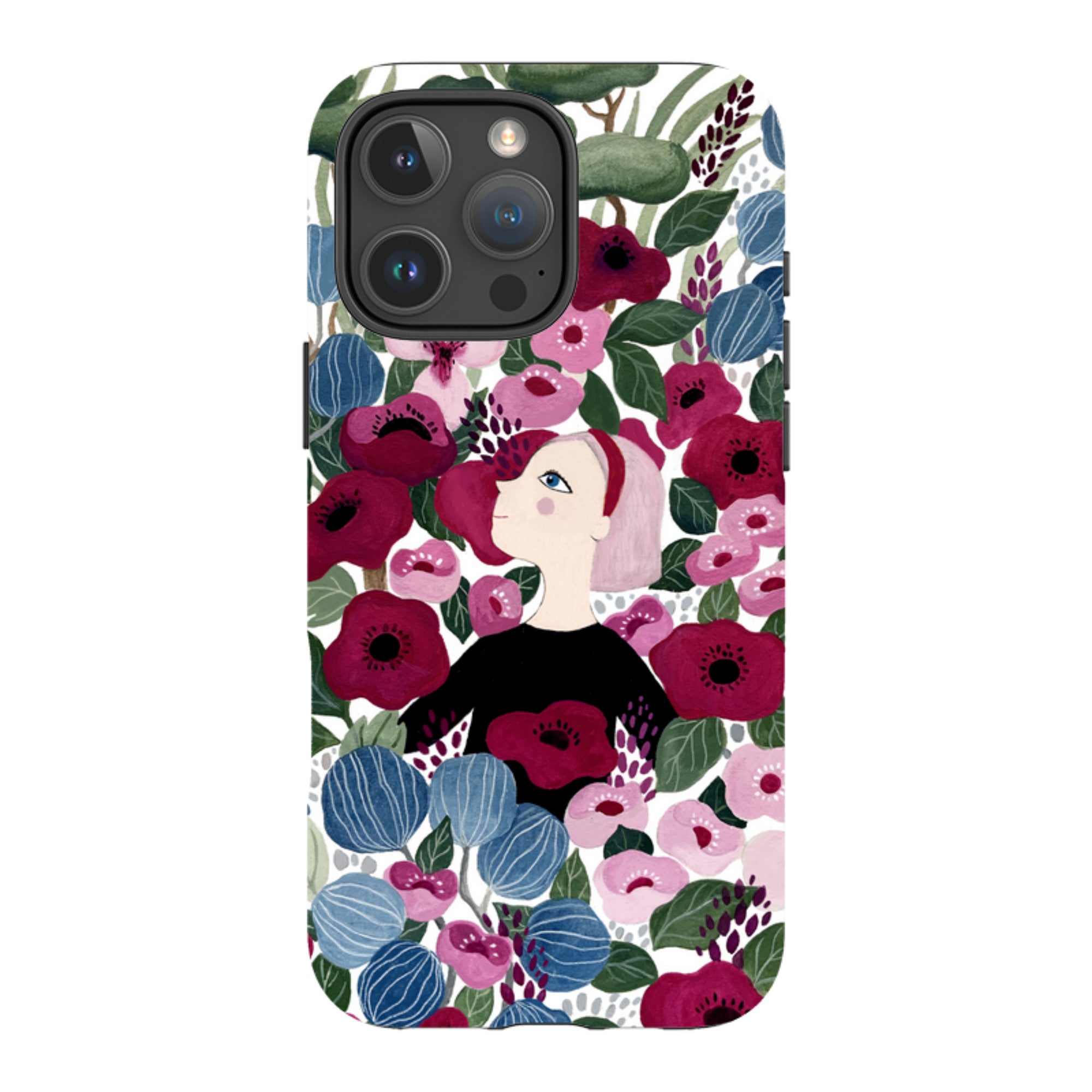 iPhone Tough Case - Flower Garden By Bex Parkin