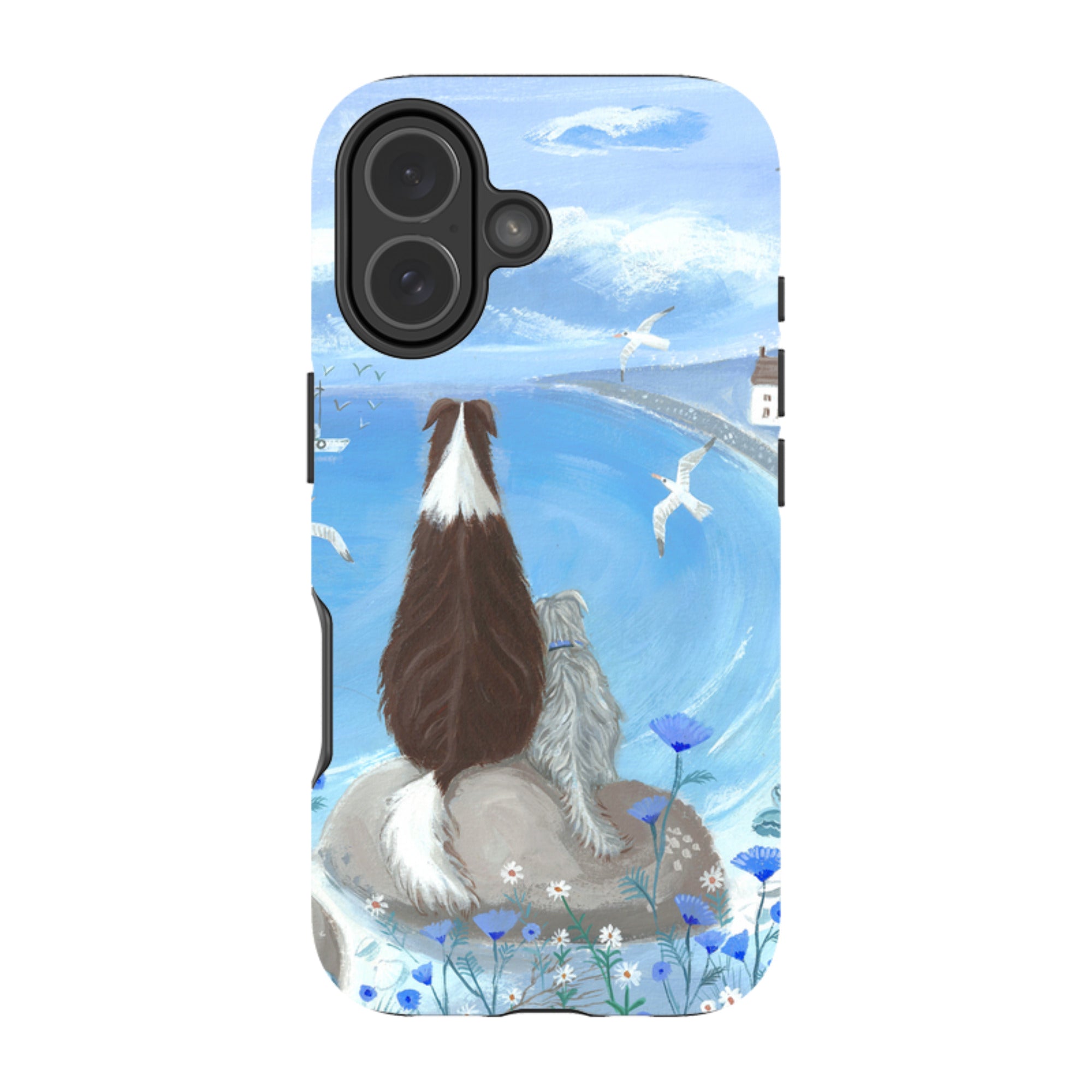 iPhone Tough Case - Beach Dog By Mary Stubberfield