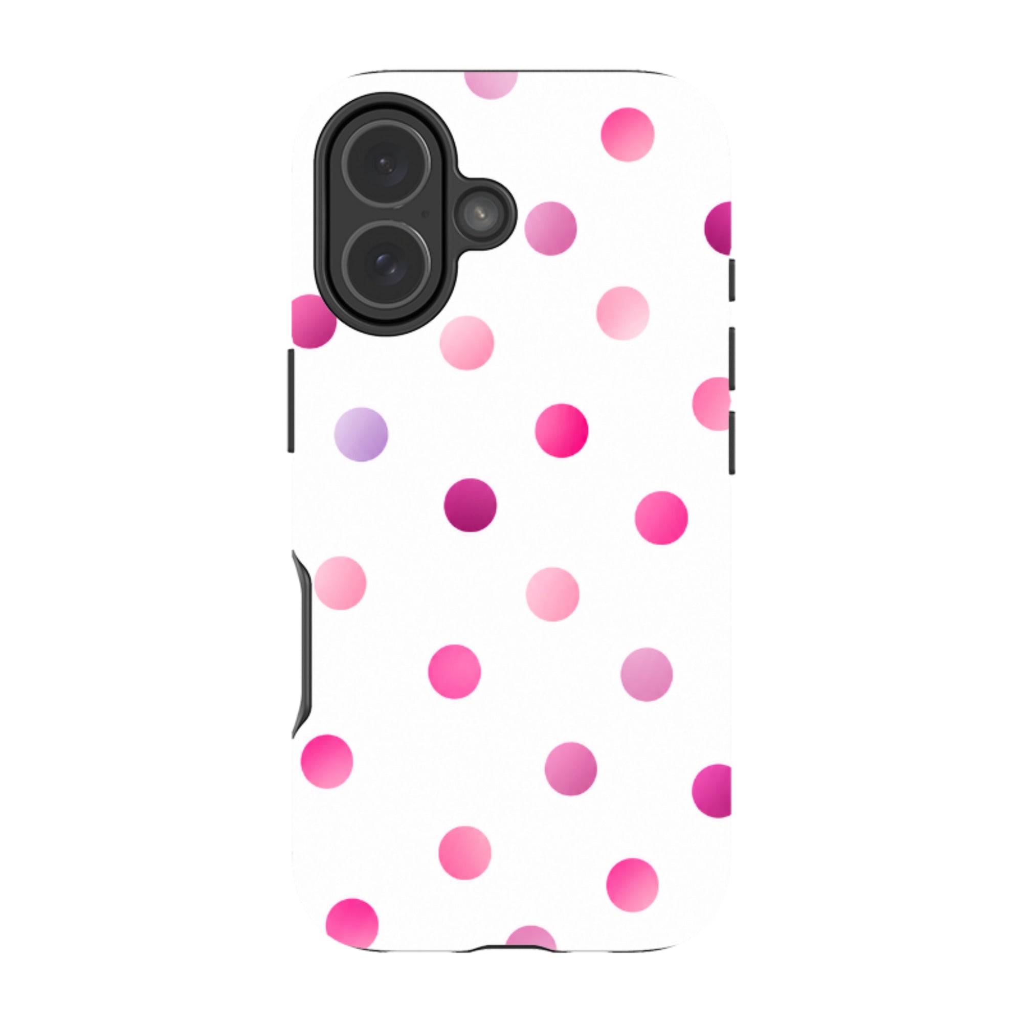 iPhone Tough Case - Pink Polka Dot