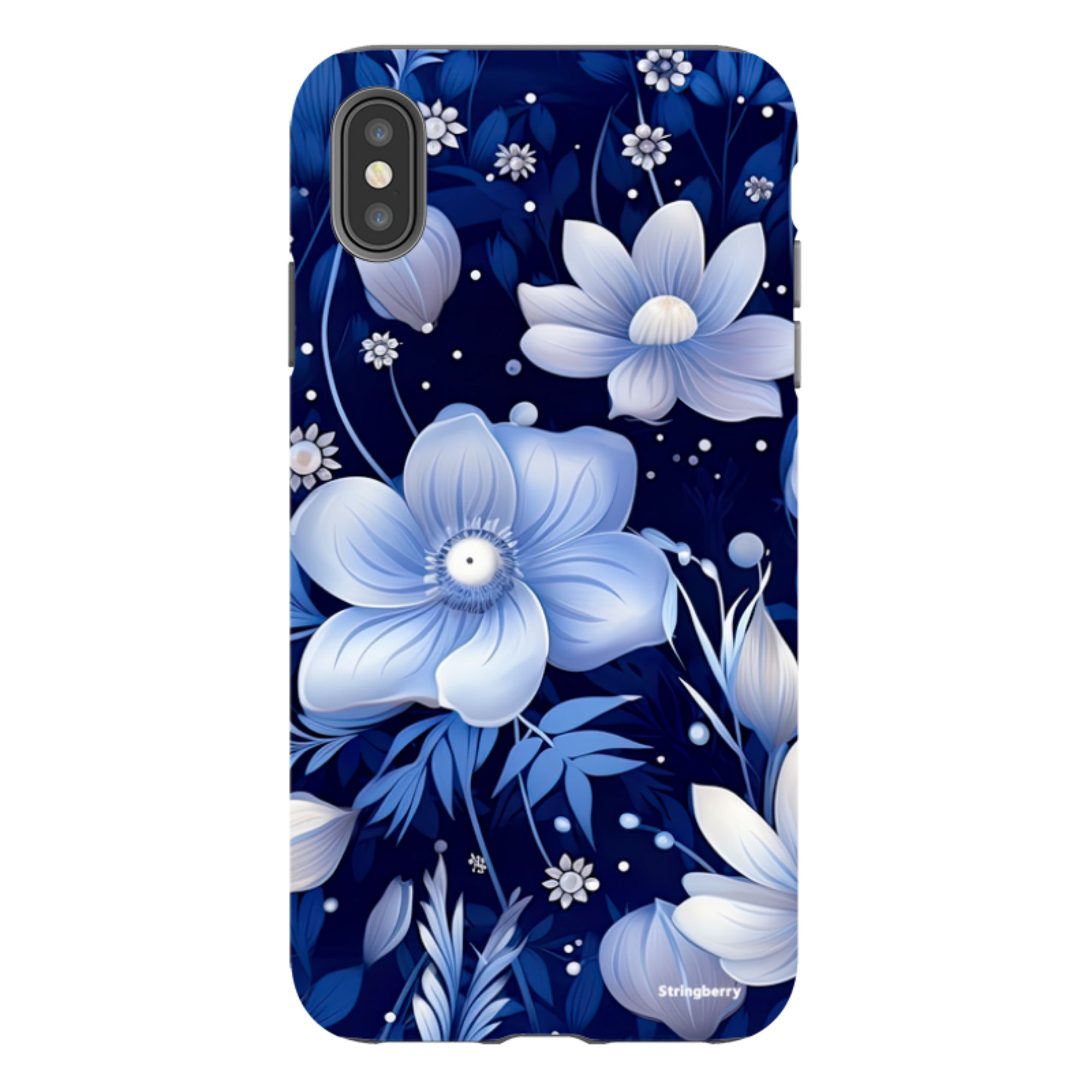 iPhone Tough Case - Blue Nutberry IV
