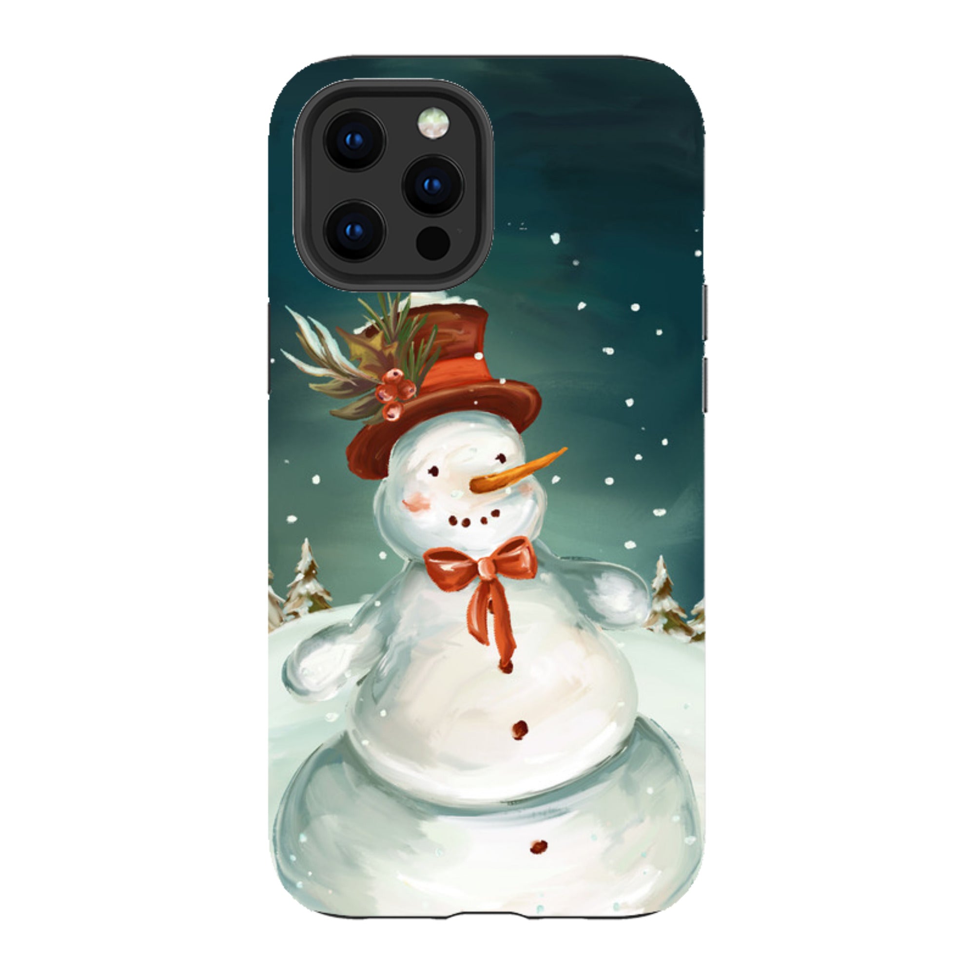 iPhone Tough Case - Snowman