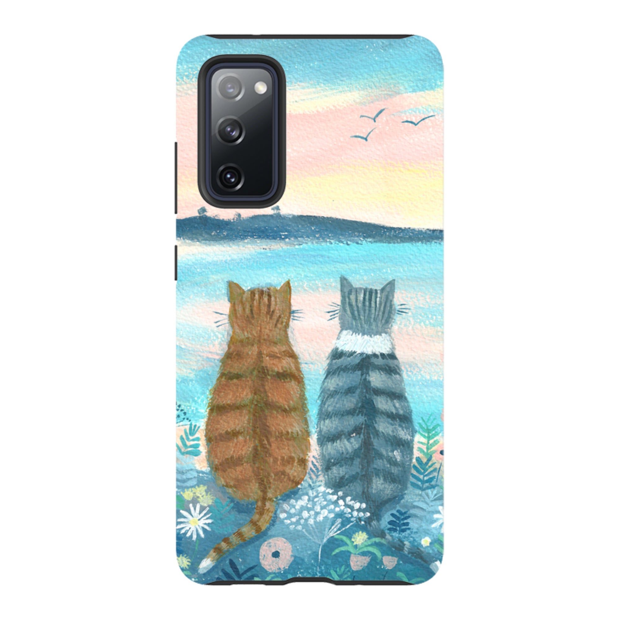Samsung Tough Case - Sunset Cats 2 By Mary Stubberfield