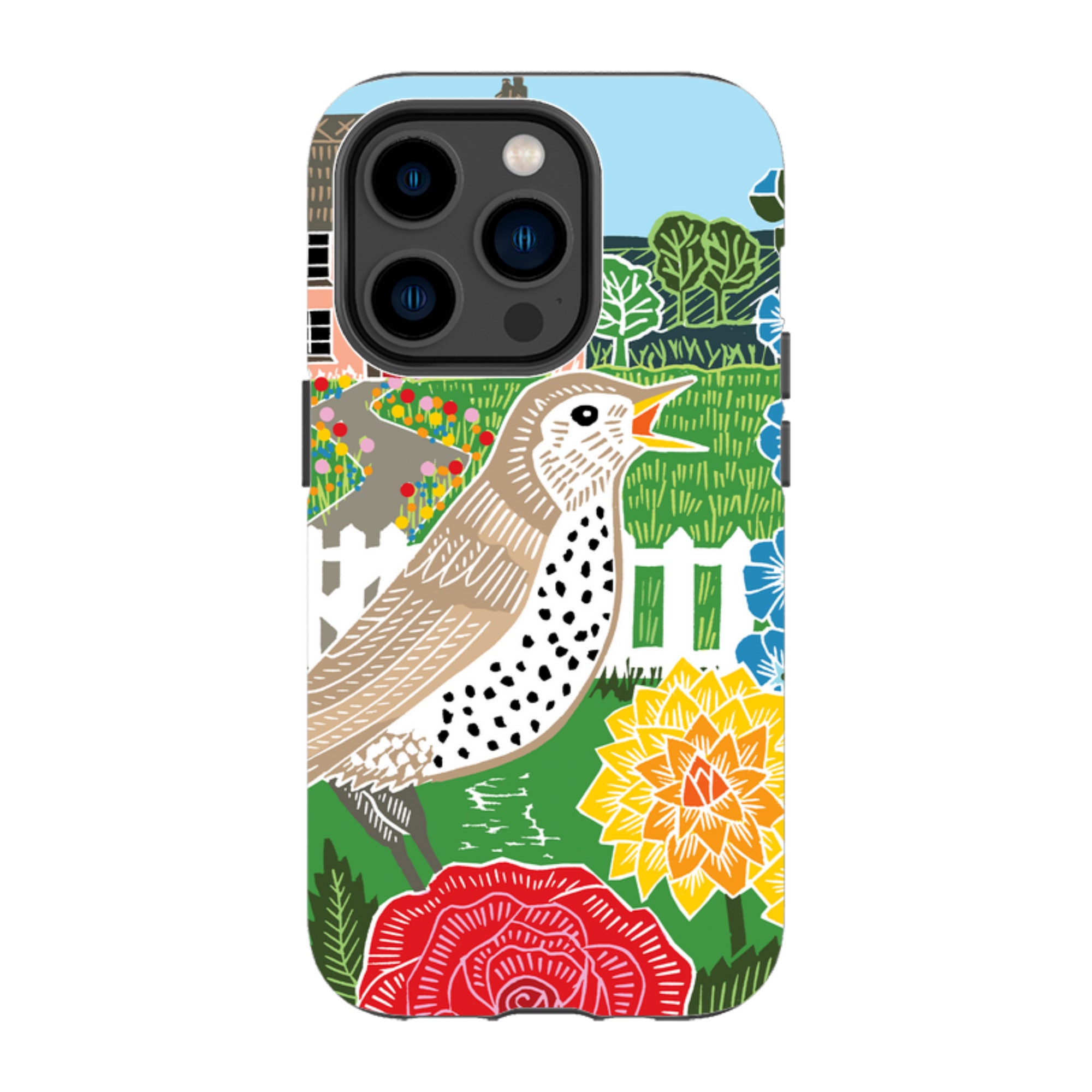 iPhone Tough Case - Cottage Garden By Kate Heiss