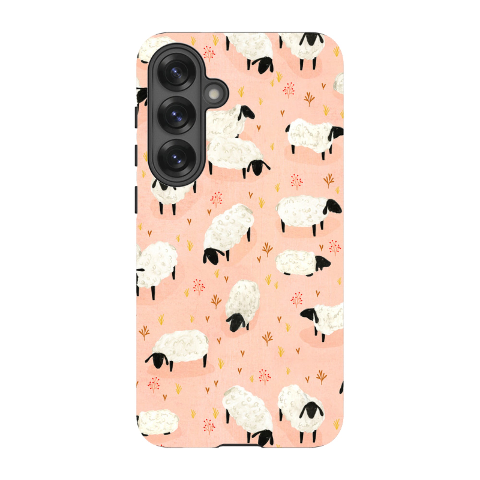 Samsung Tough Case - Sheep Pink By Katherine Quinn