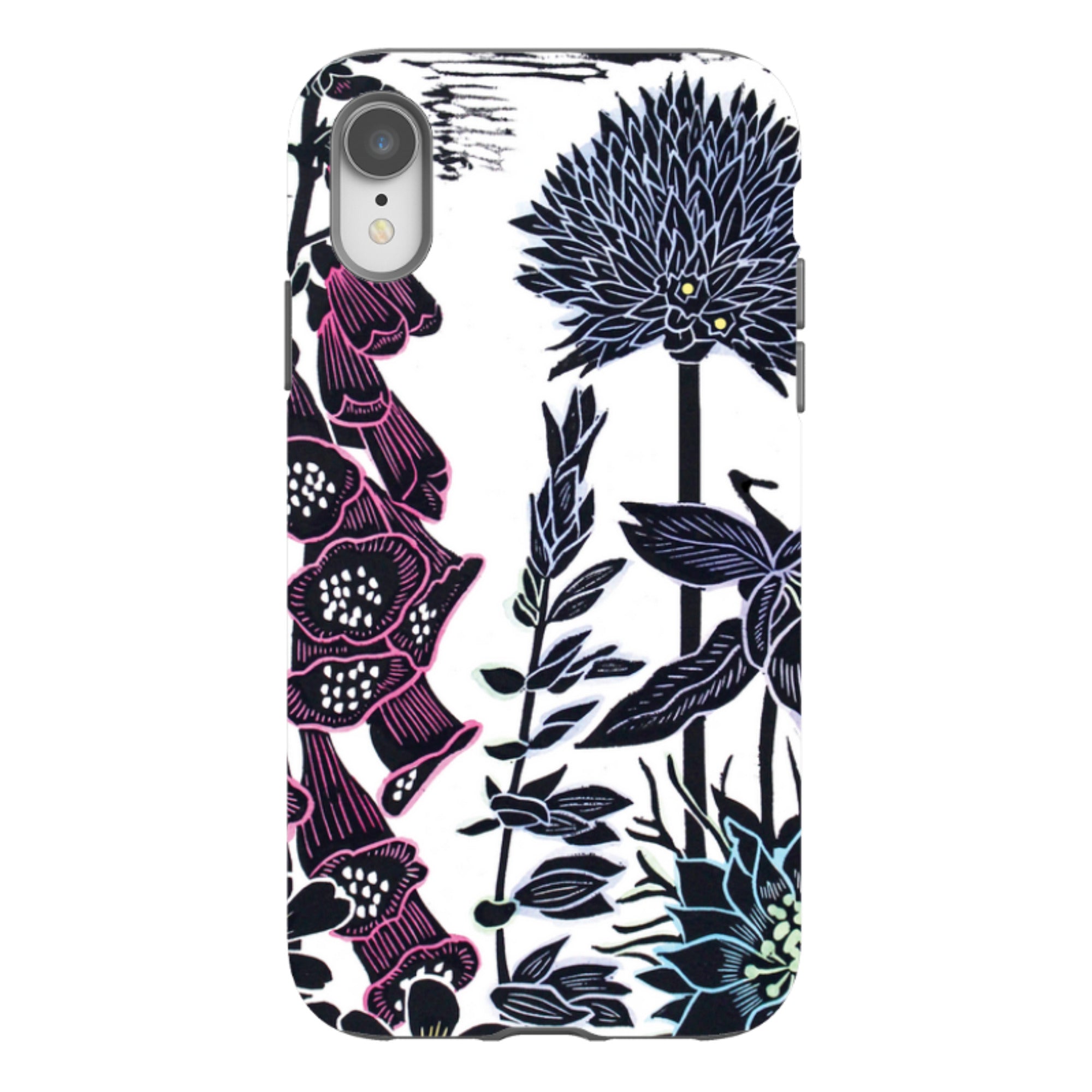 iPhone Tough Case - Foxgloves By Kate Heiss