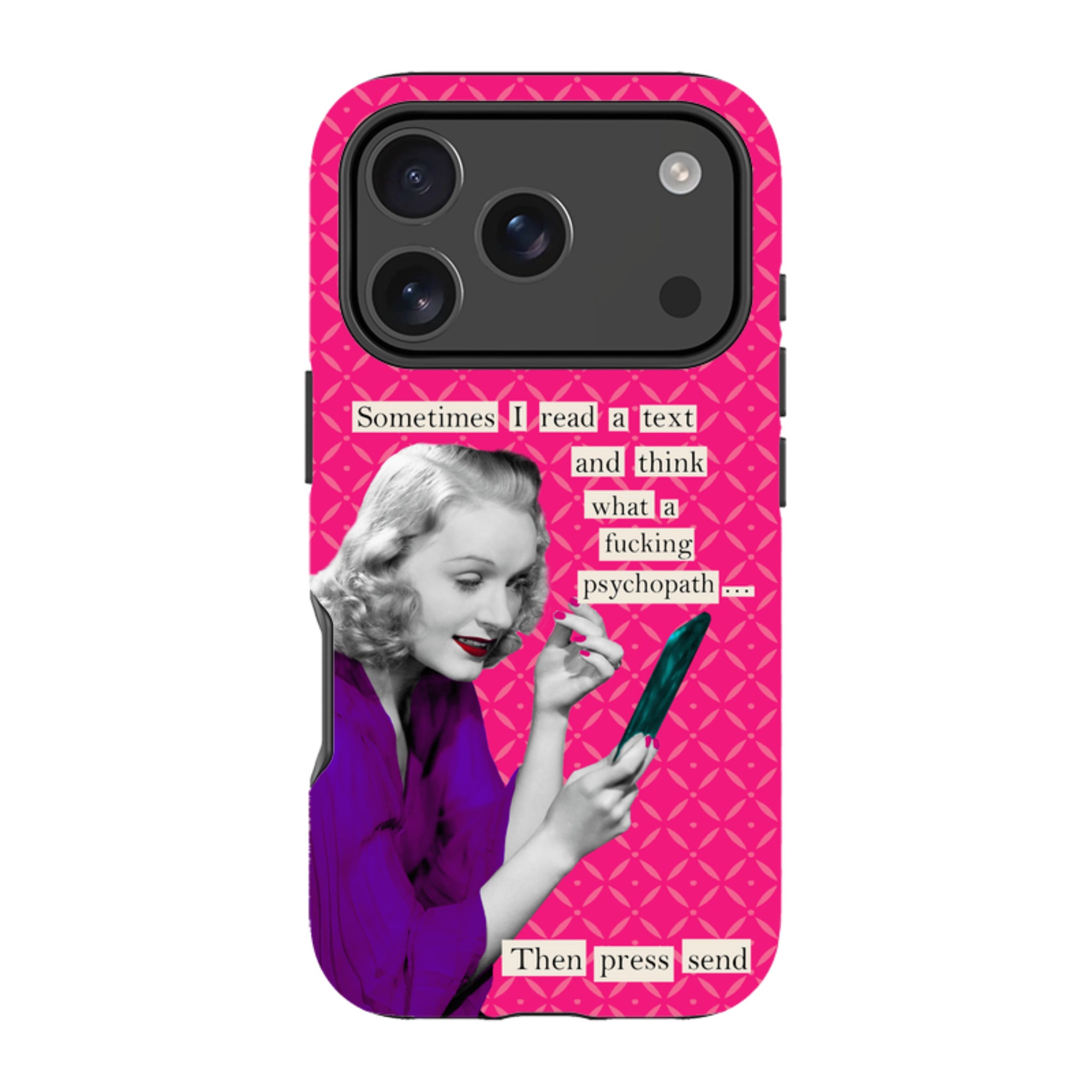 iPhone MagSafe Tough Case -  Psychopath By Clare Jordan