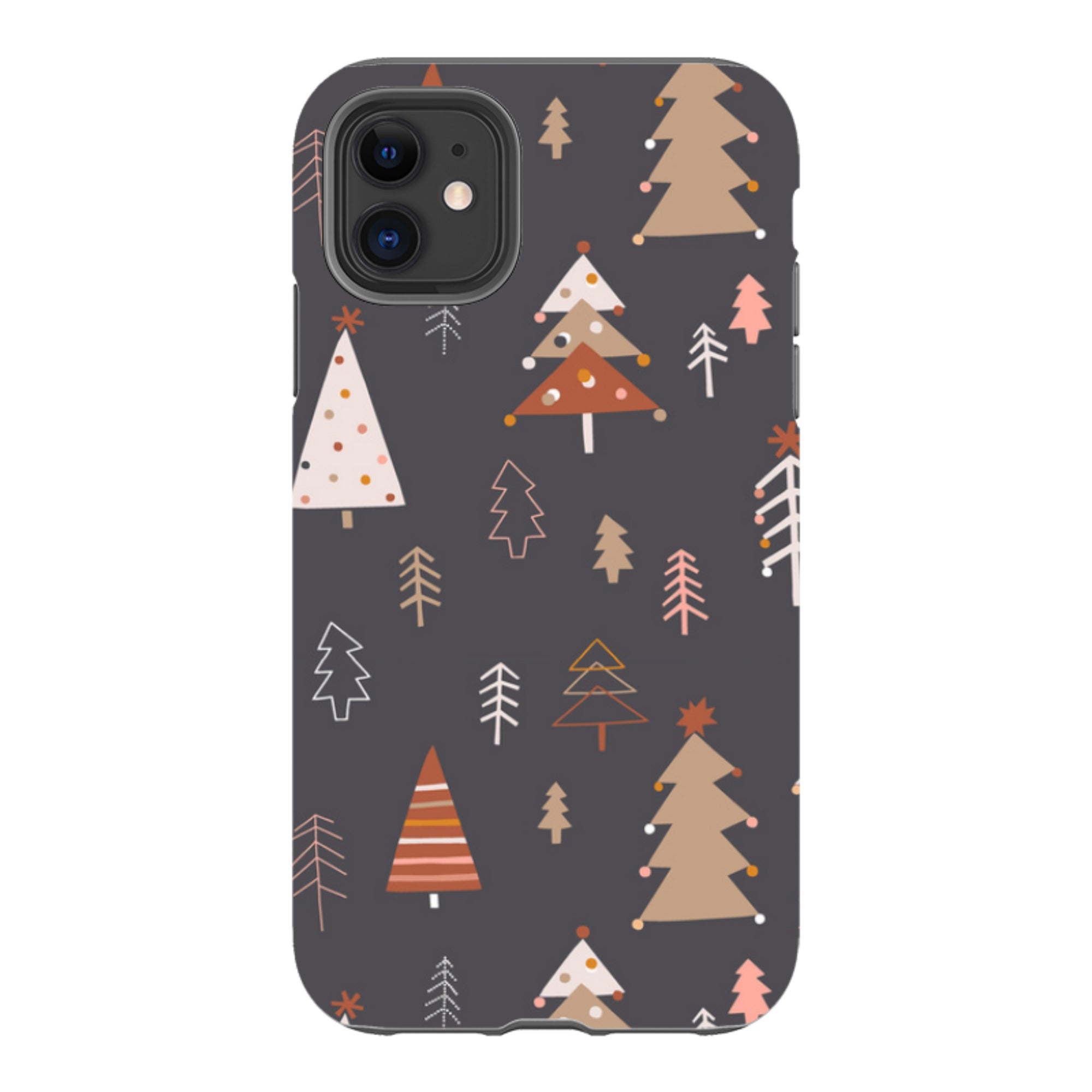 iPhone Tough Case - Dark Xmas Trees