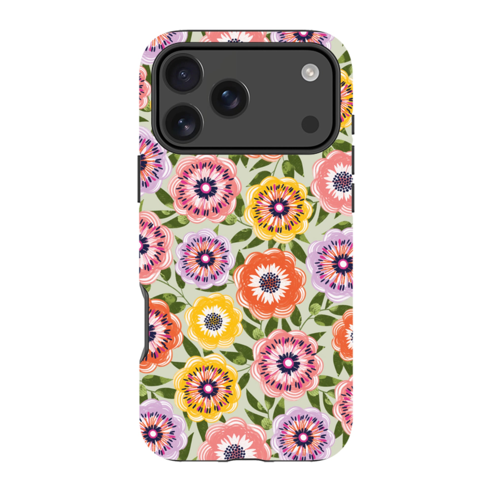 iPhone Tough Case - Bright Blooms II By Ali Brookes