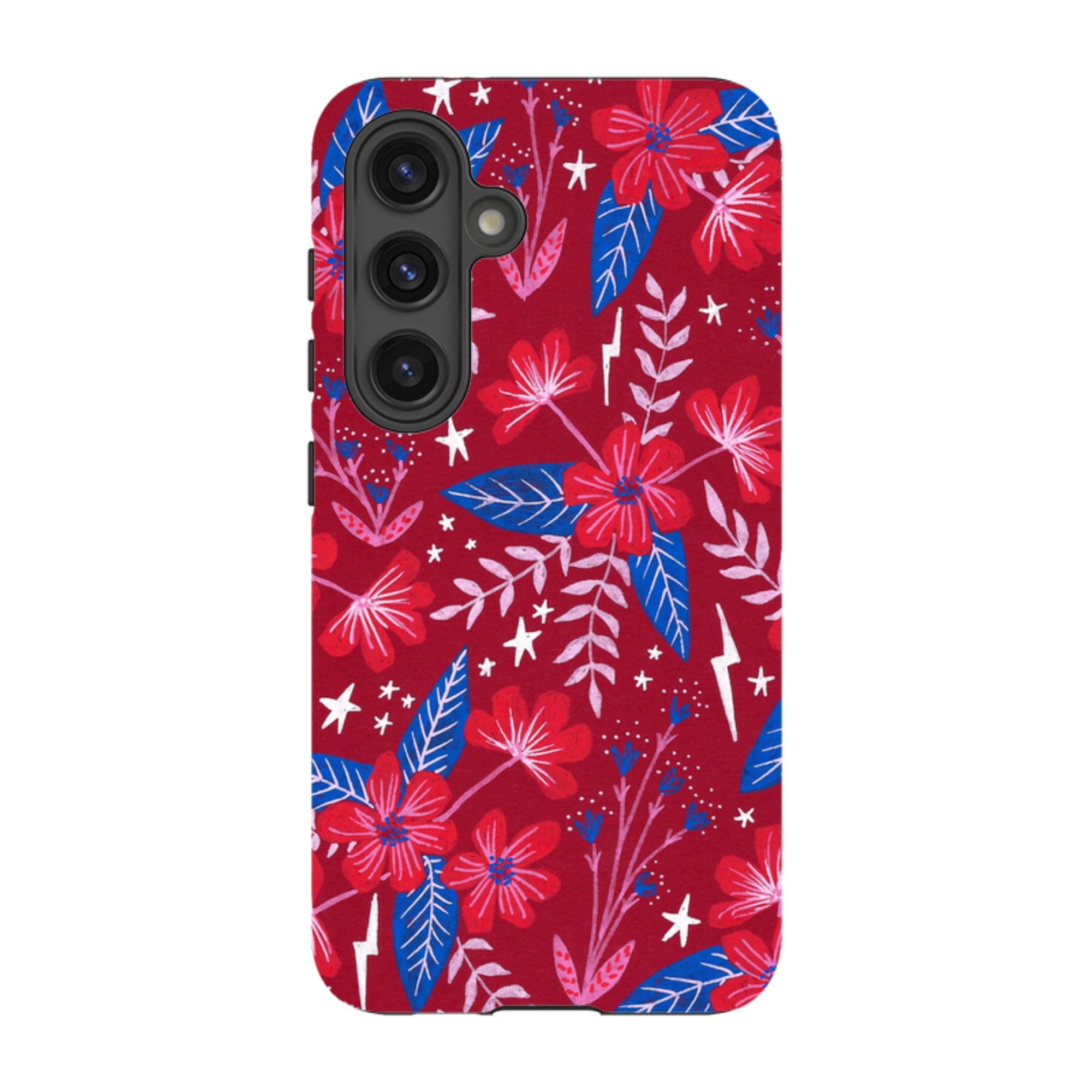 Samsung Tough Case - Red Moon Garden By Lee Foster Wilson