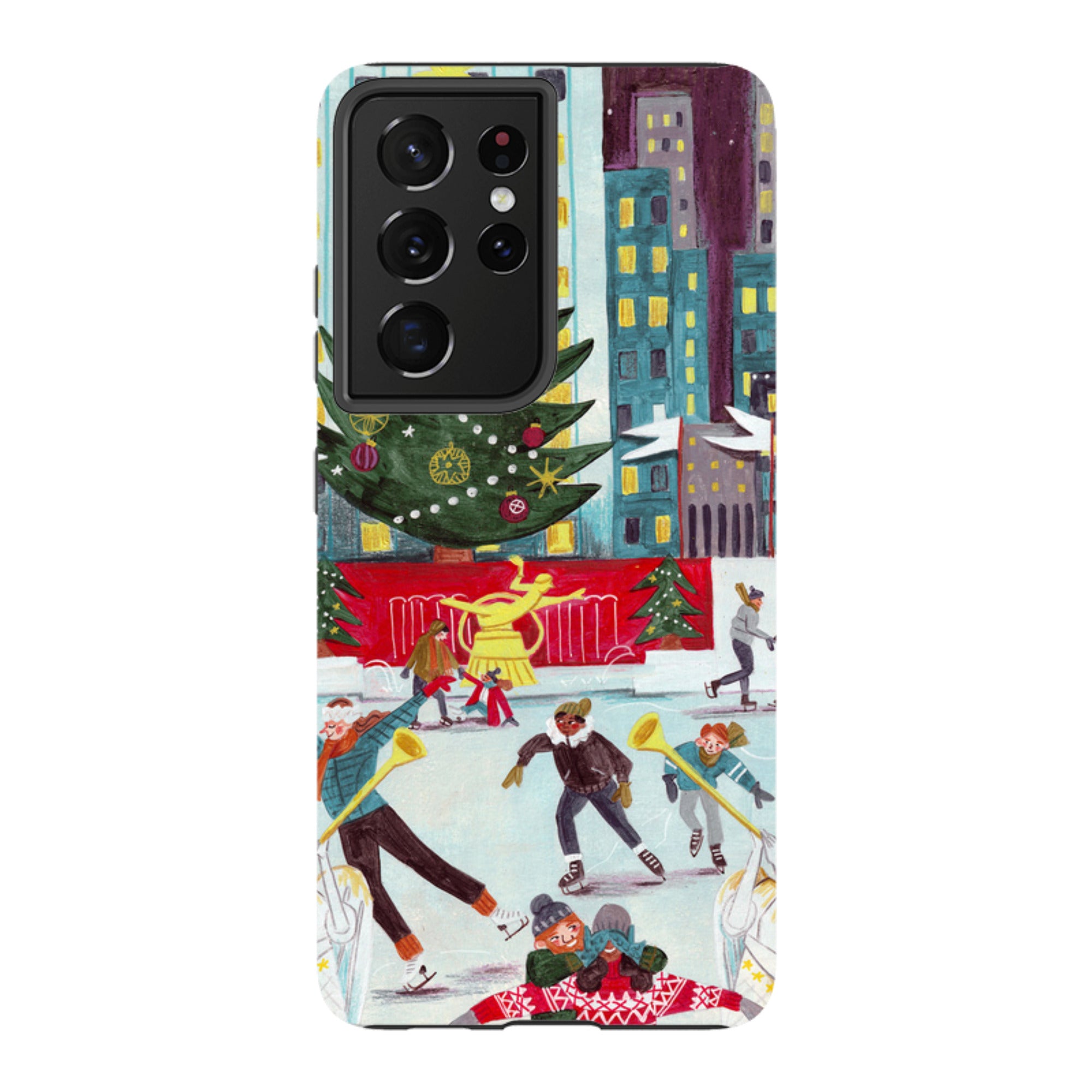 Samsung Tough Case - Xmas In New York By Caroline Bonne Muller