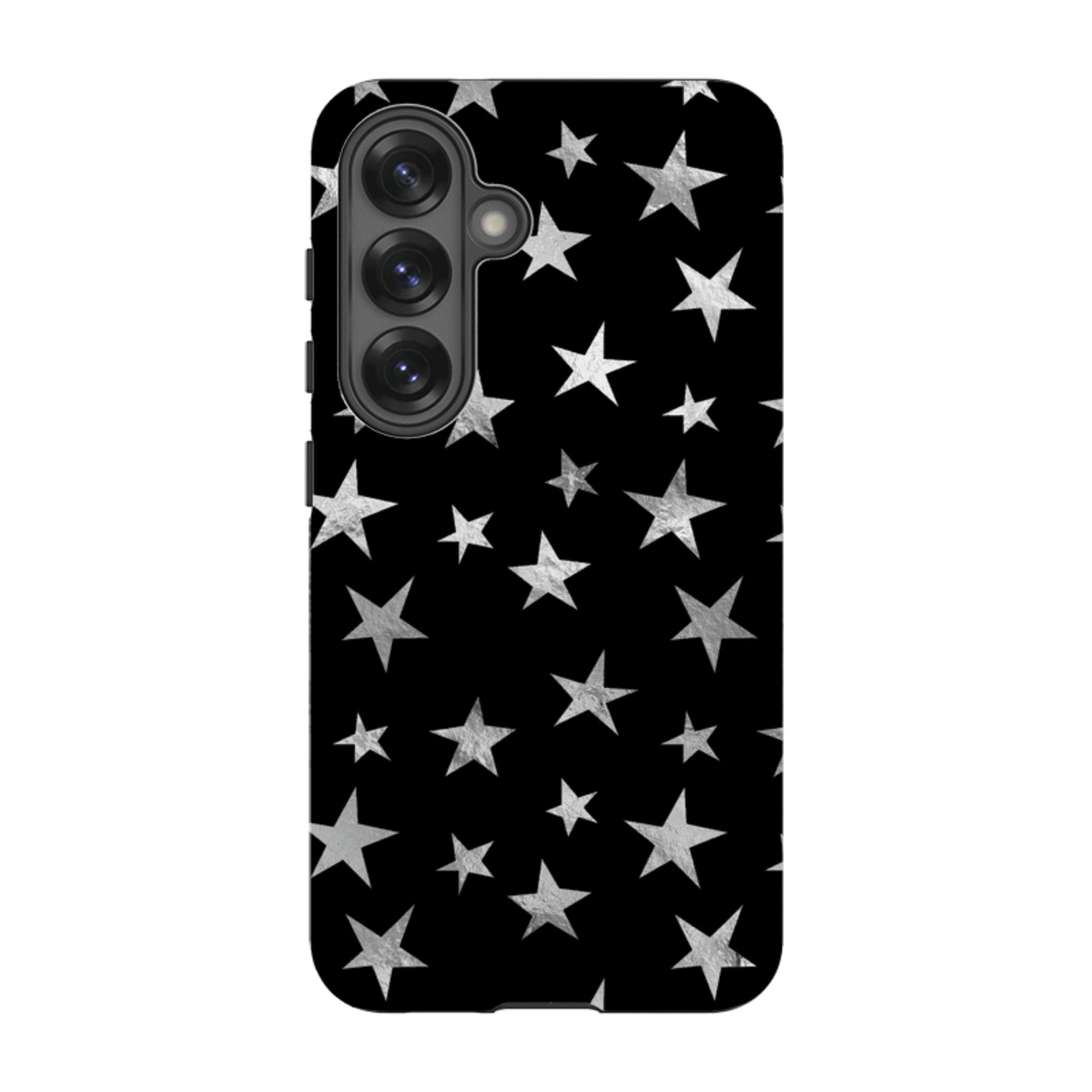 Samsung Tough Case - Black and Silver Stars