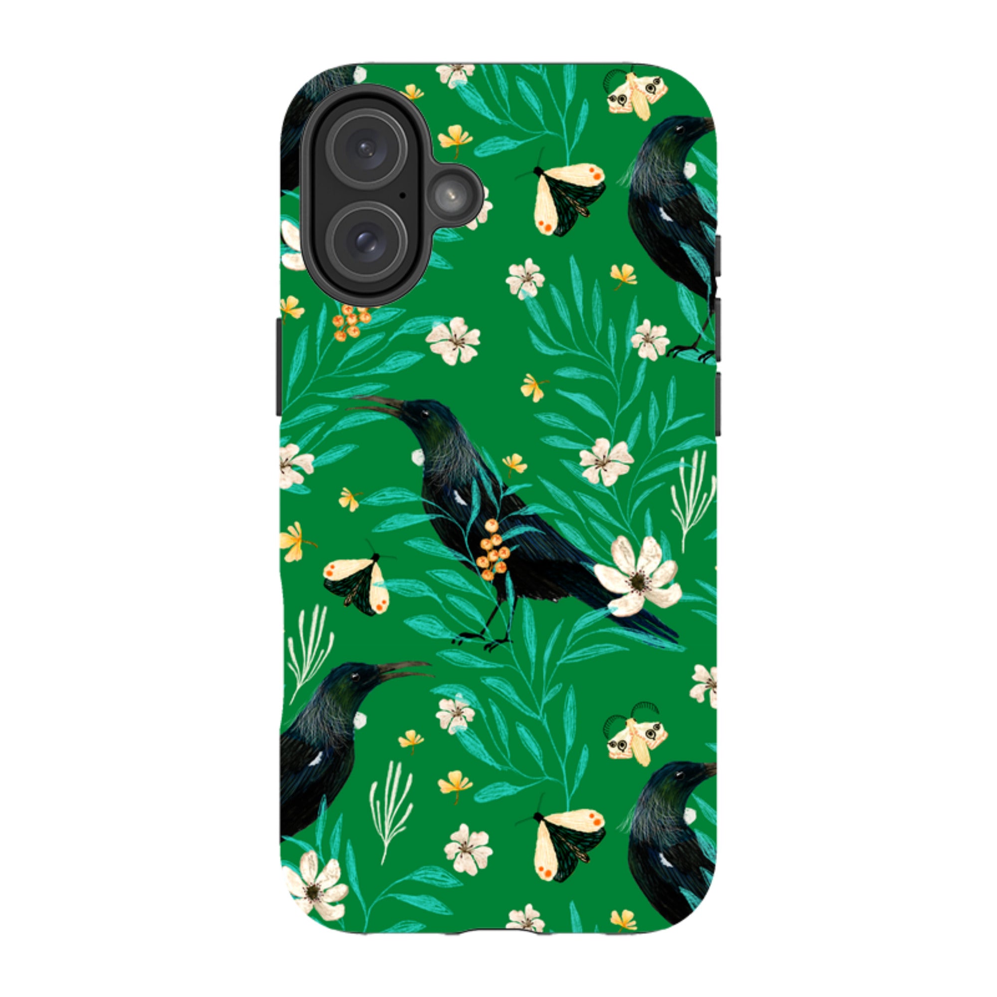 iPhone MagSafe Tough Case - Tui Green By Katherine Quinn