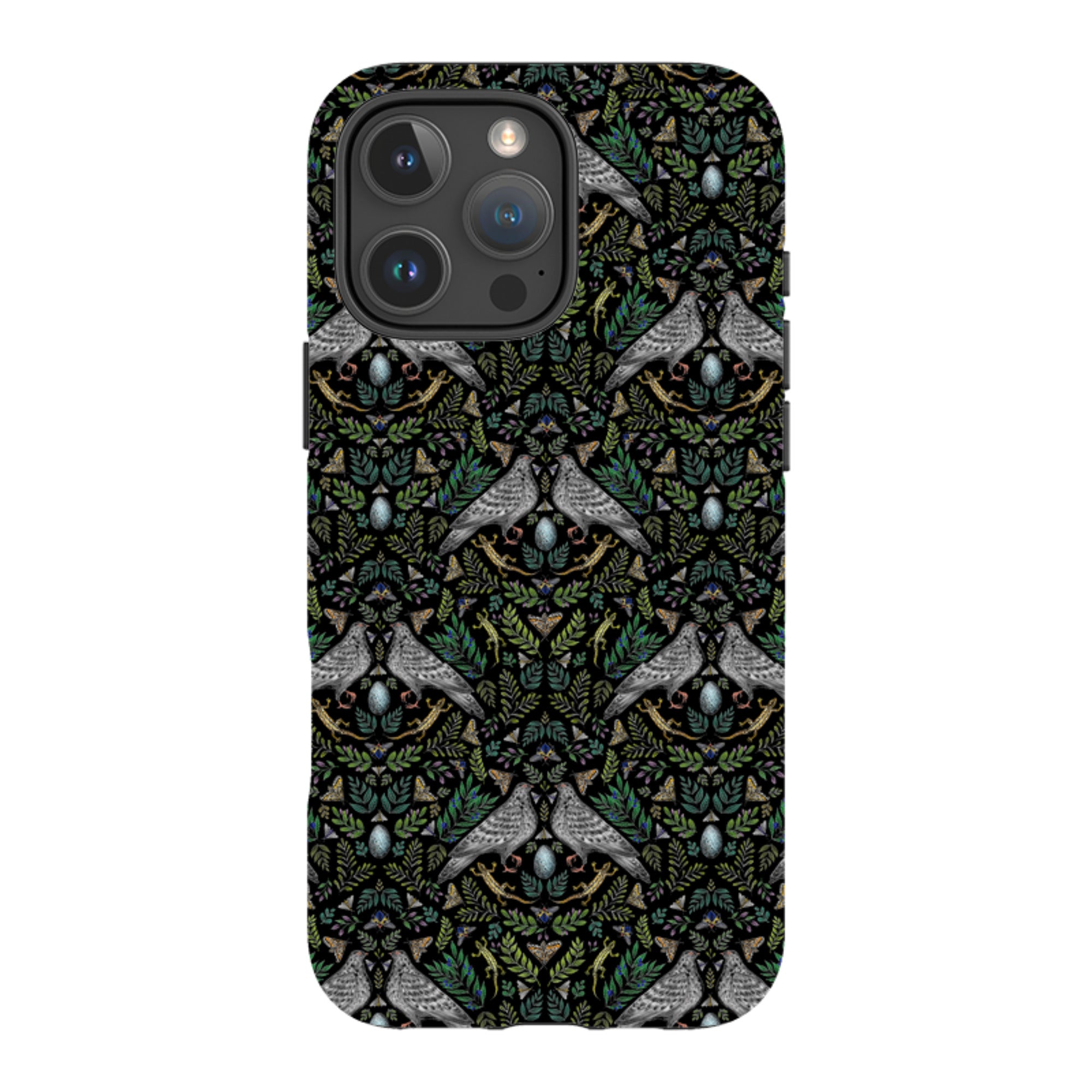 iPhone Tough Case - Dove Pattern By Catherine Rowe