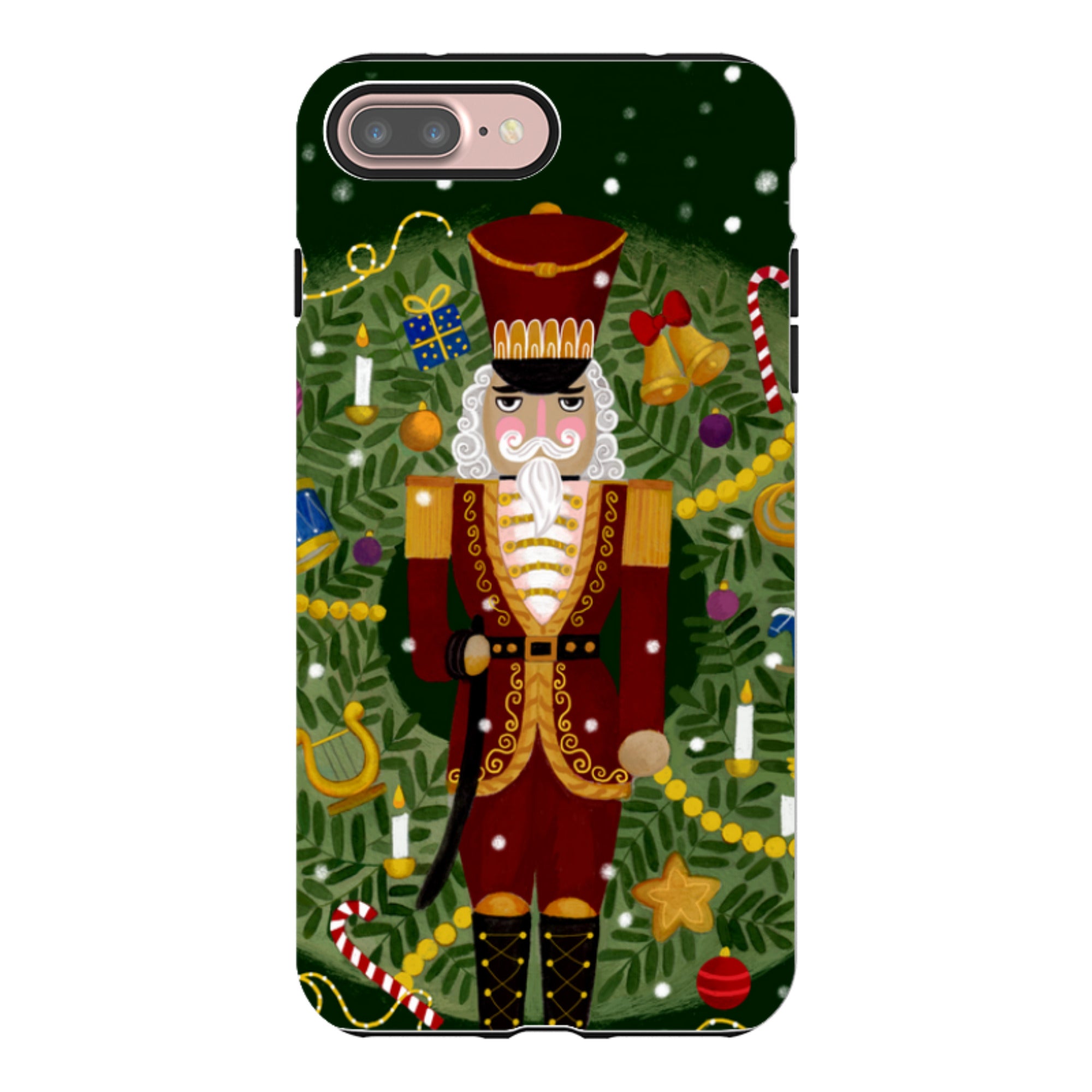iPhone Tough Case - Red Nutcracker By Bex Parkin