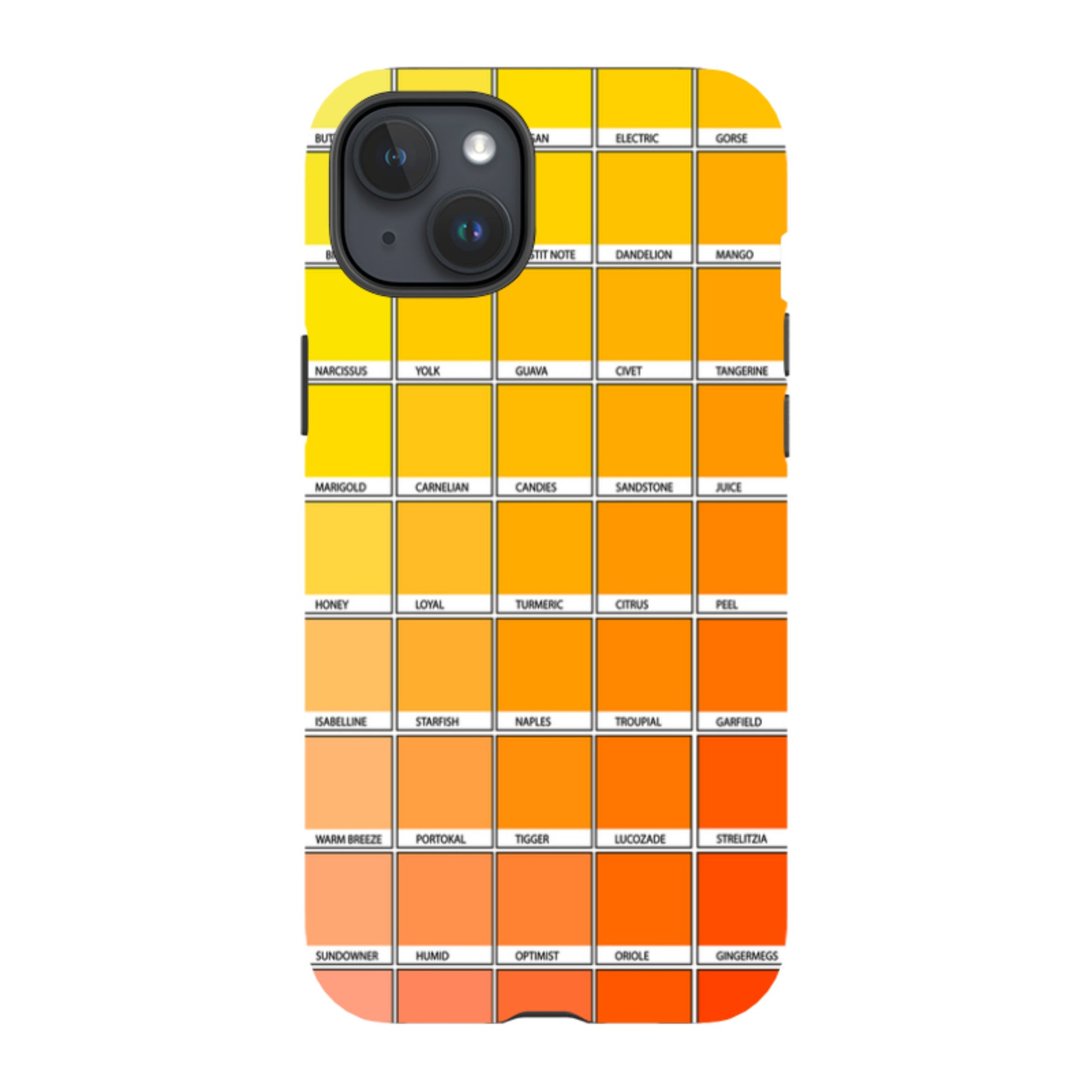 iPhone Tough Case - Yellow Chromology By Kitty Joseph