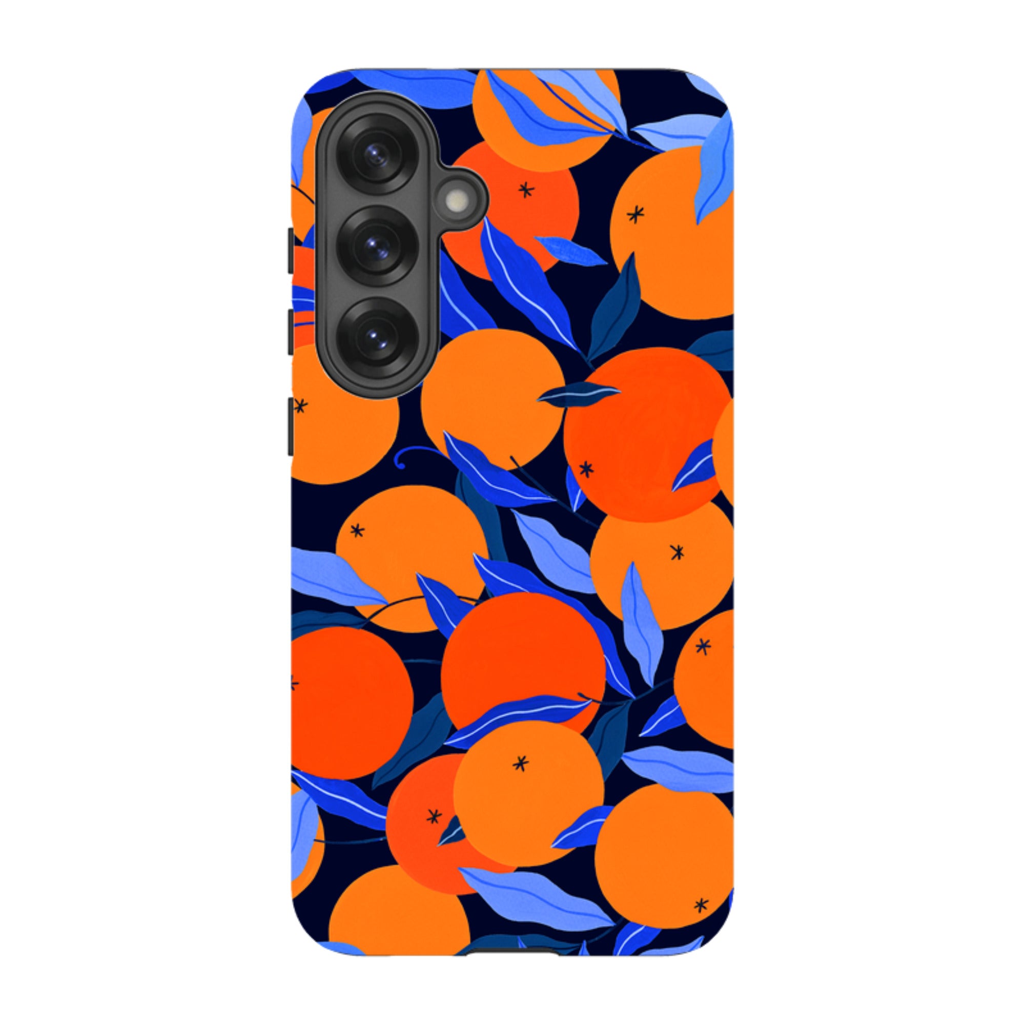 Samsung Tough Case - Arancello Navy Pattern By Madalina Andronic