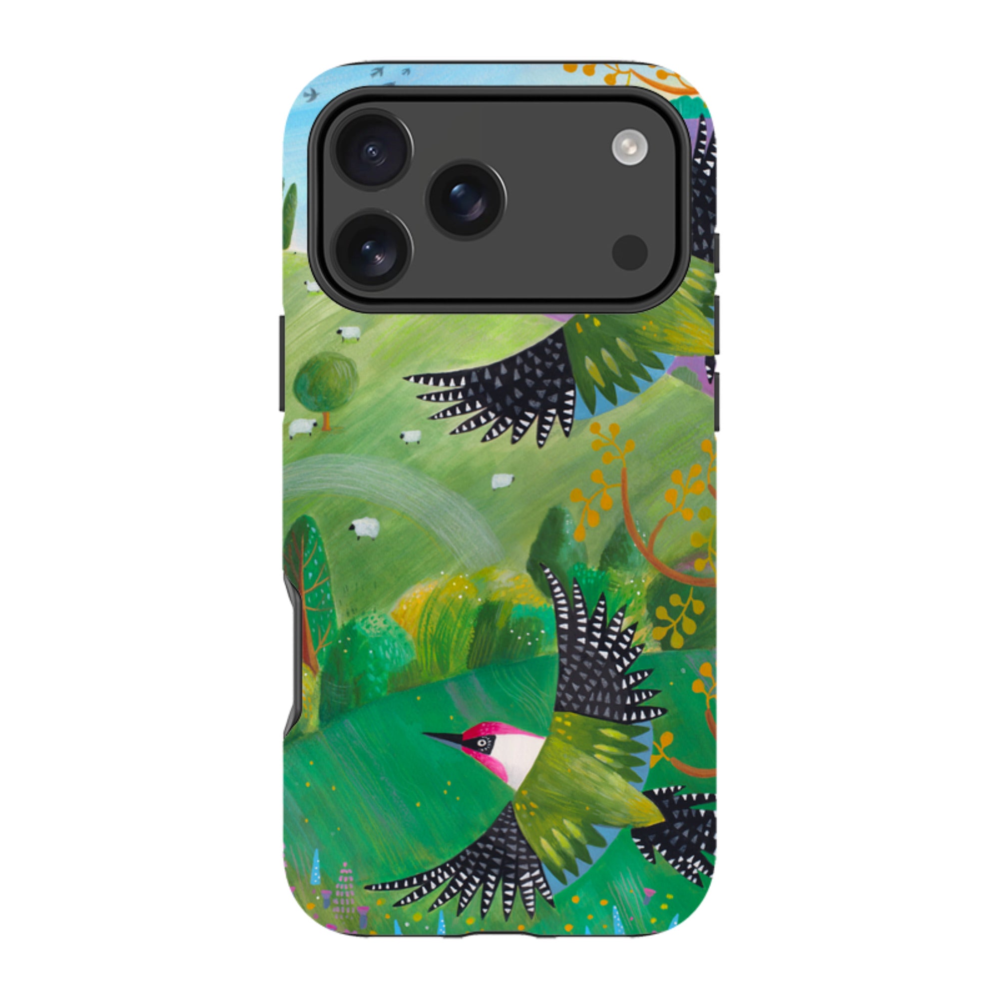 iPhone Tough Case - Woodpeckers By Bex Parkin