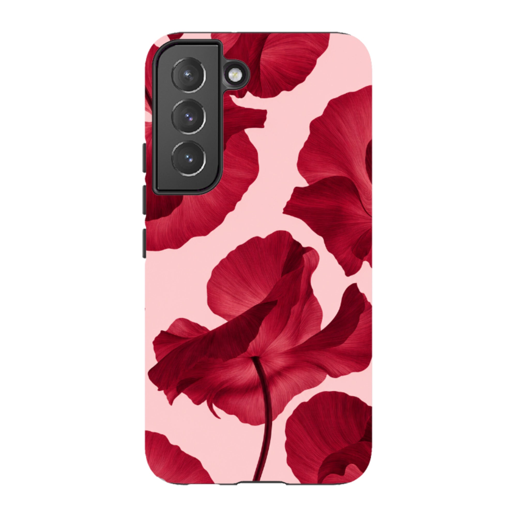 Samsung Tough Case - Burgundy Poppy