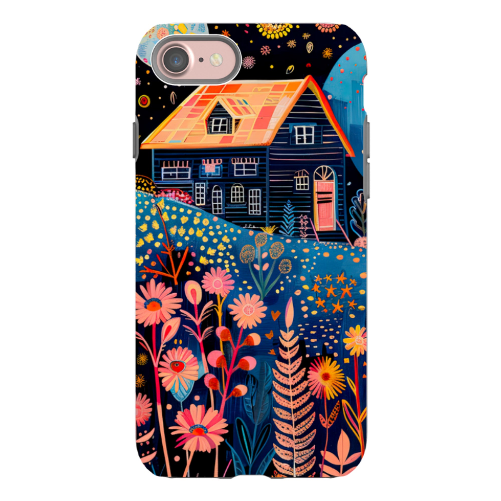 iPhone Case - Folk Art House V