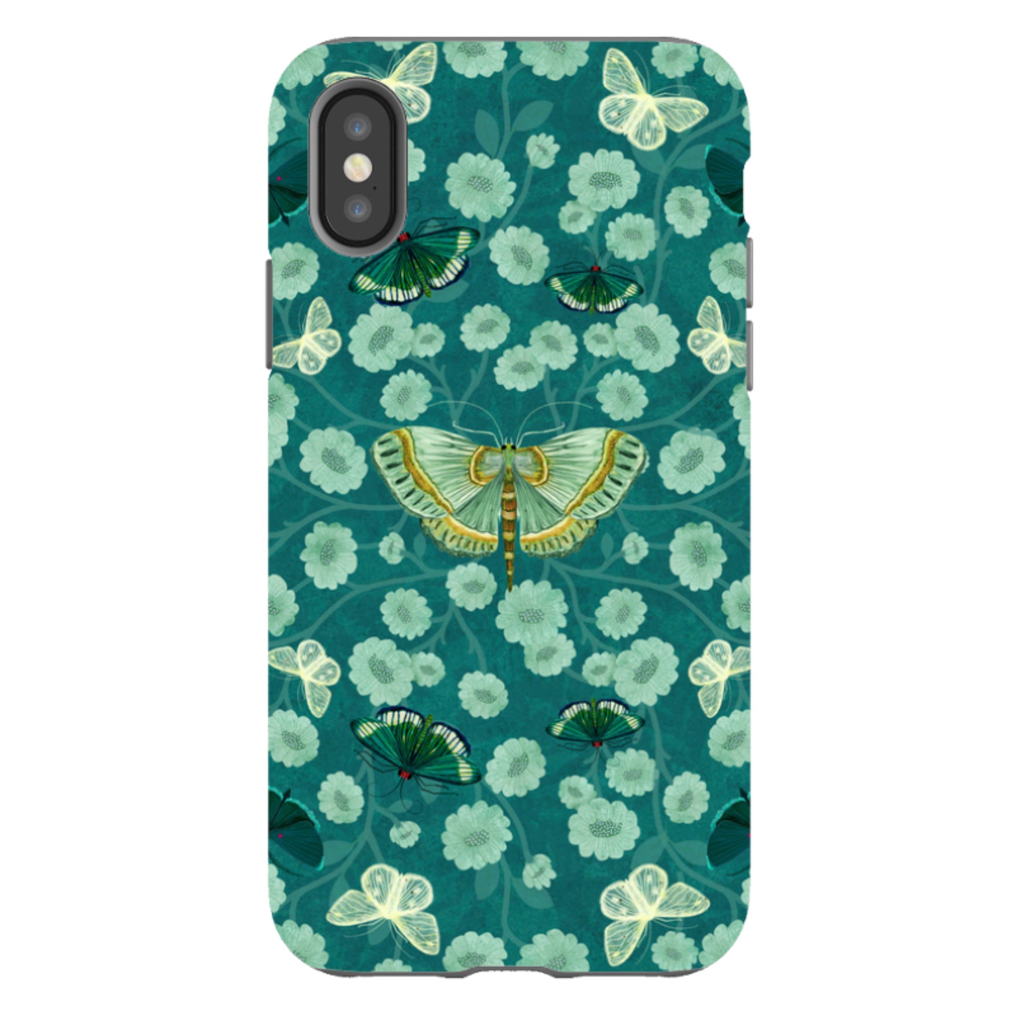 iPhone Tough Case - Medium Moth 2 By Katherine Quinn