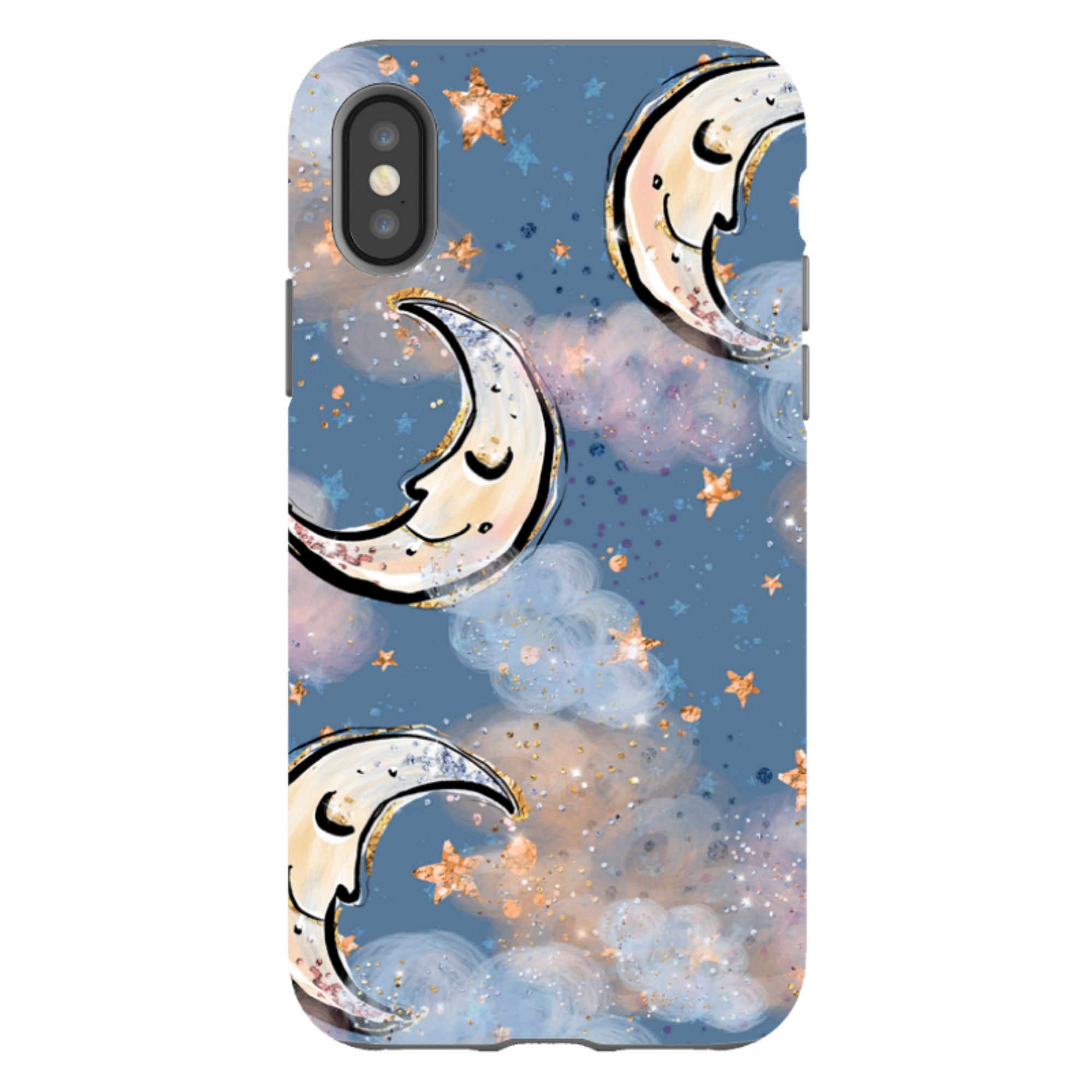 iPhone Tough Case - Moon And Stars