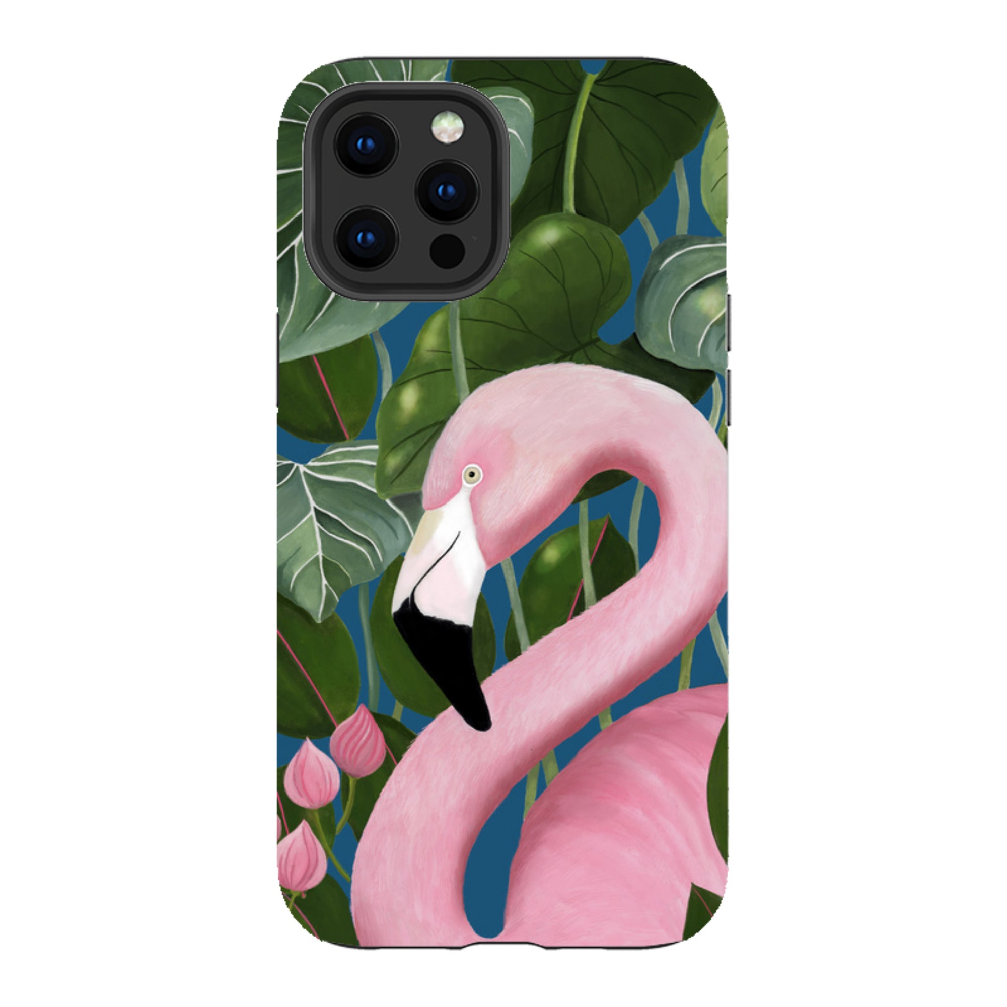 iPhone Tough Case - Flamingo By Bex Parkin