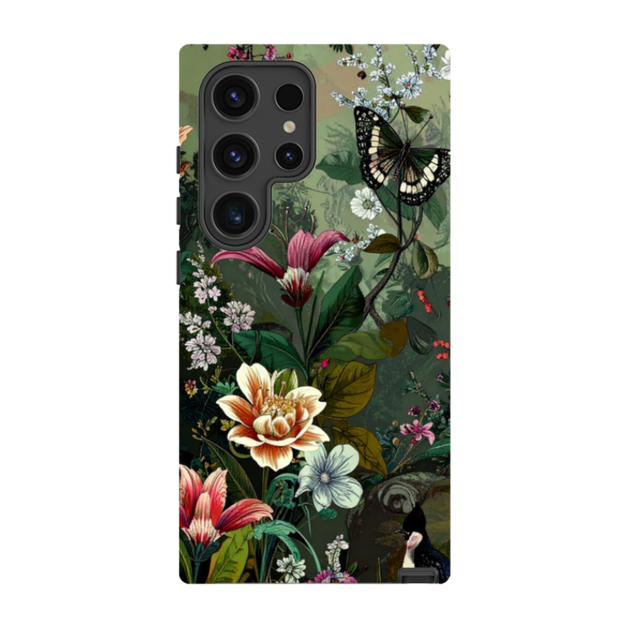 Samsung Tough Case - Green Vyne Butterfly