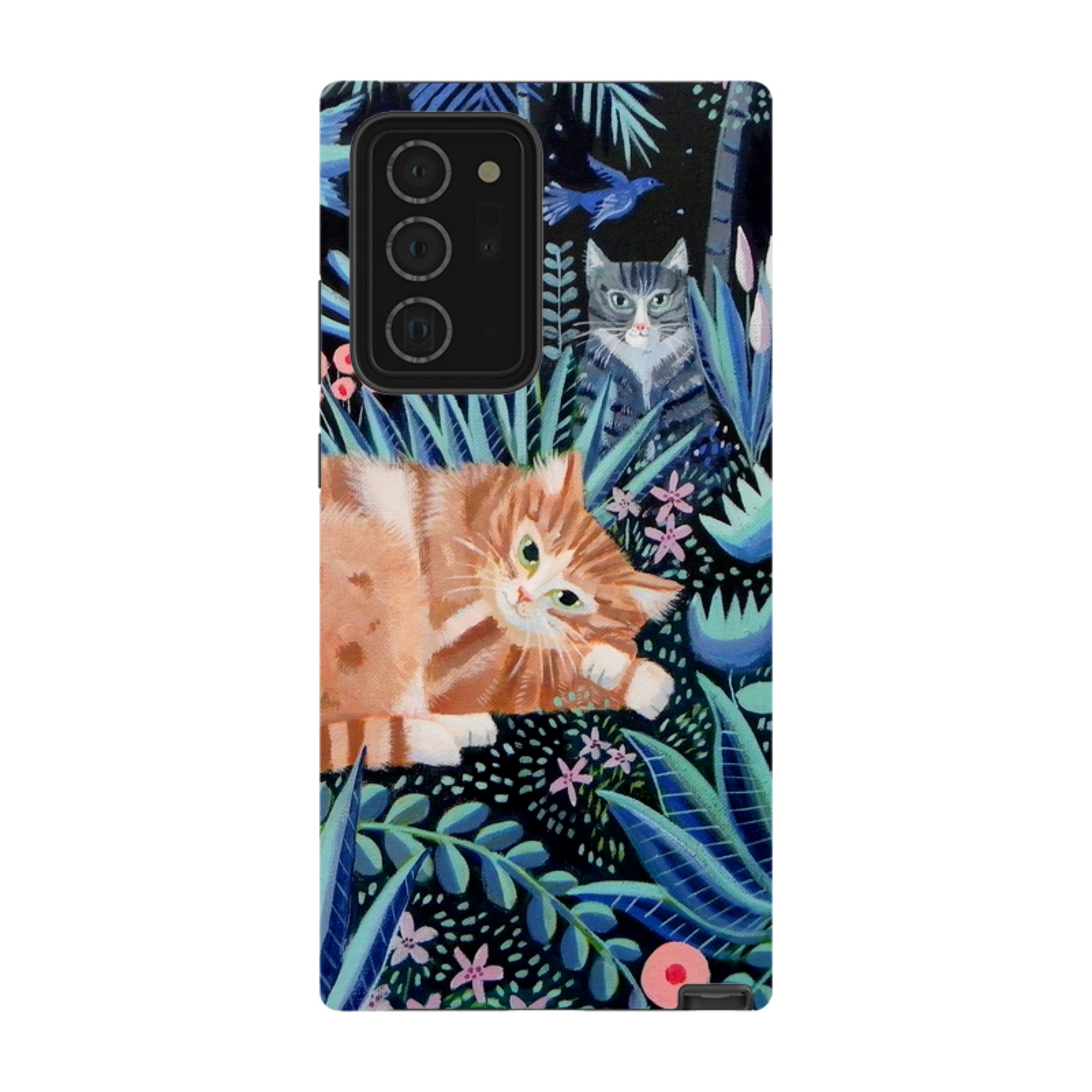 Samsung Tough Case - Night Cats By Mary Stubberfield