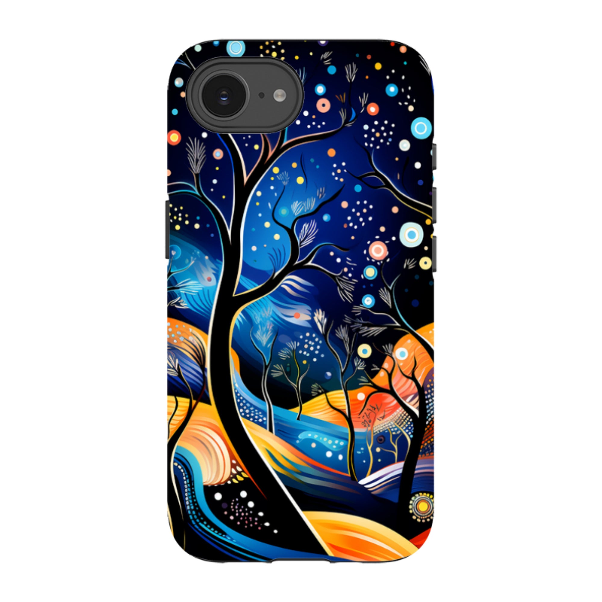 iPhone Tough Case -Rainbow Night Stars