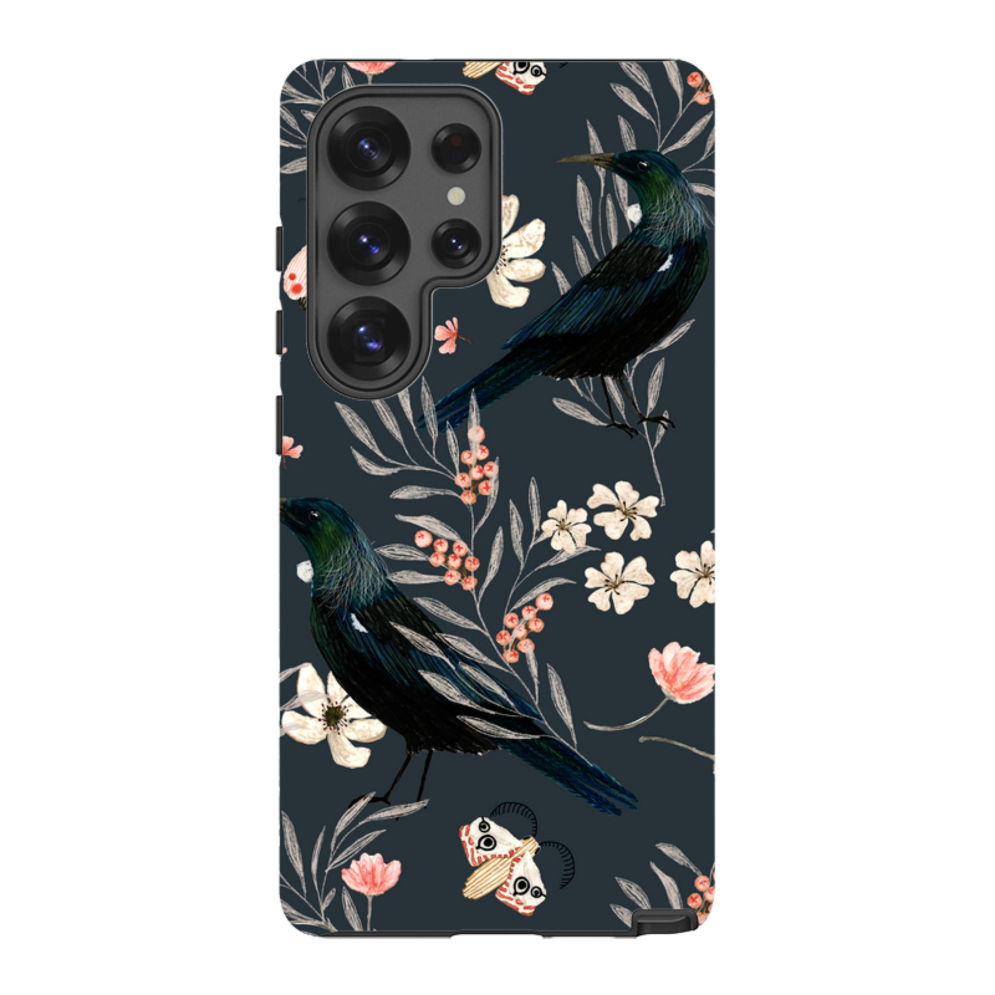 Samsung Tough Case - Moths And Tuis By Katherine Quinn