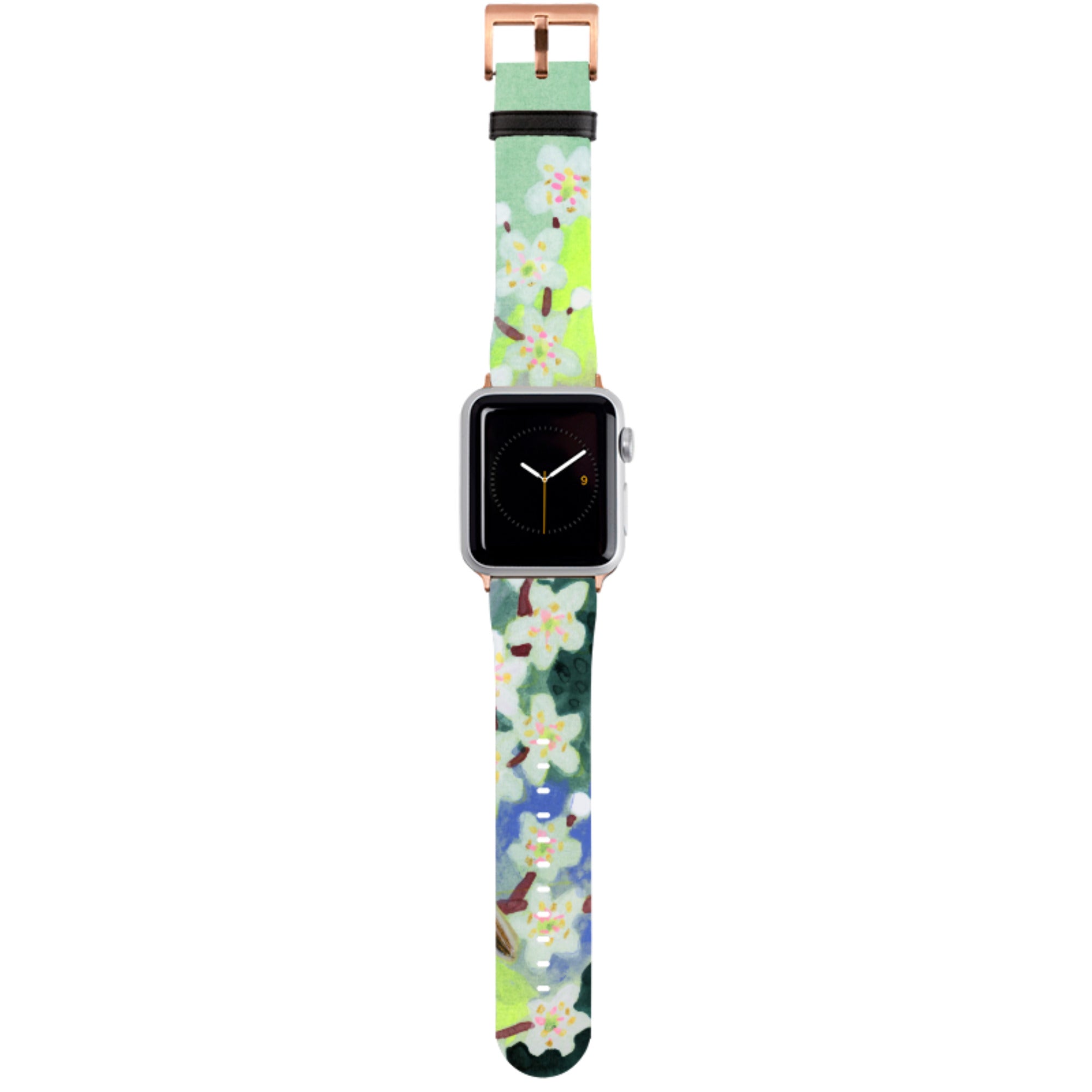 Blackthorn In The Valley Apple Watch Strap By Lee Foster Wilson