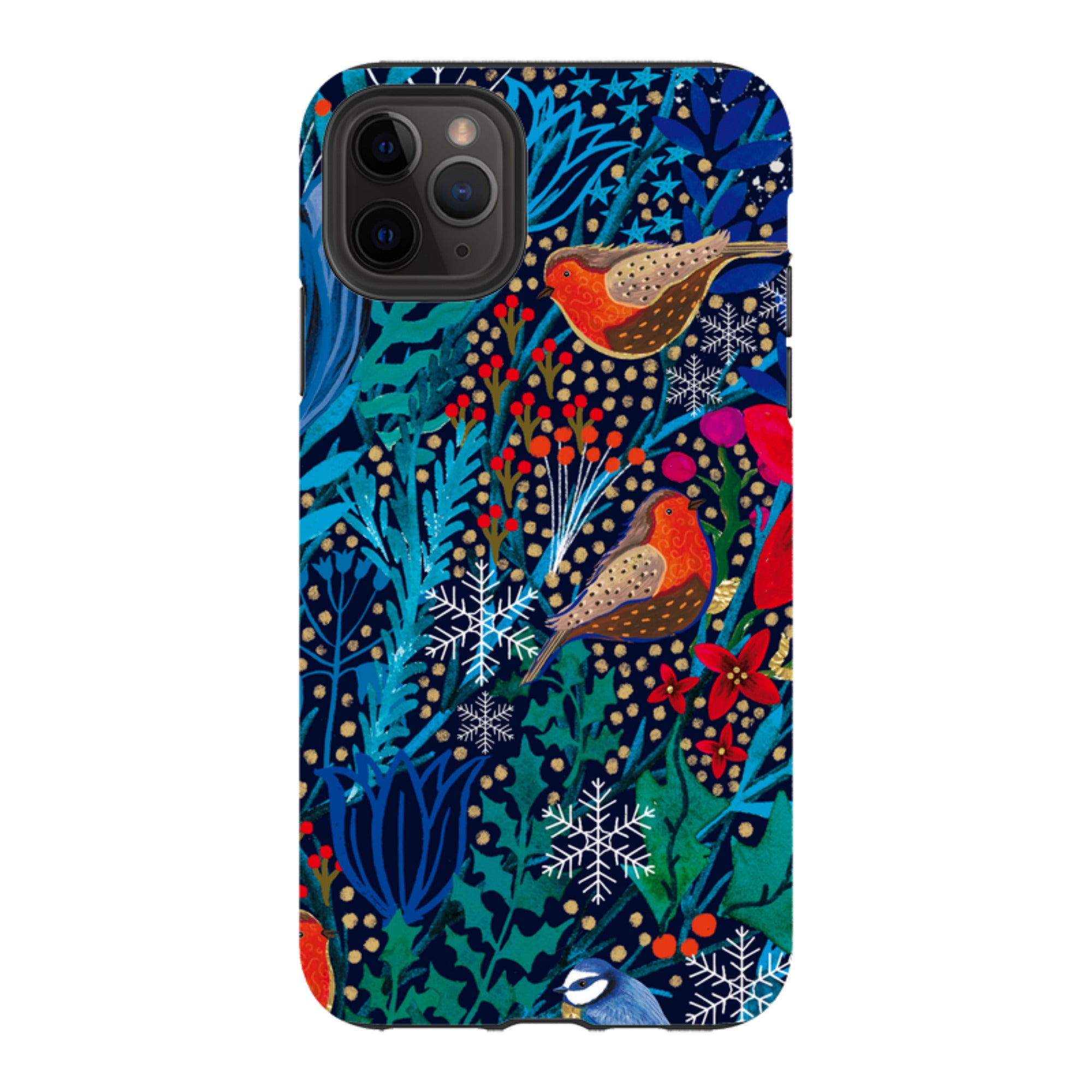 iPhone Tough Case - Xmas Robin III By Emma Frances Grant