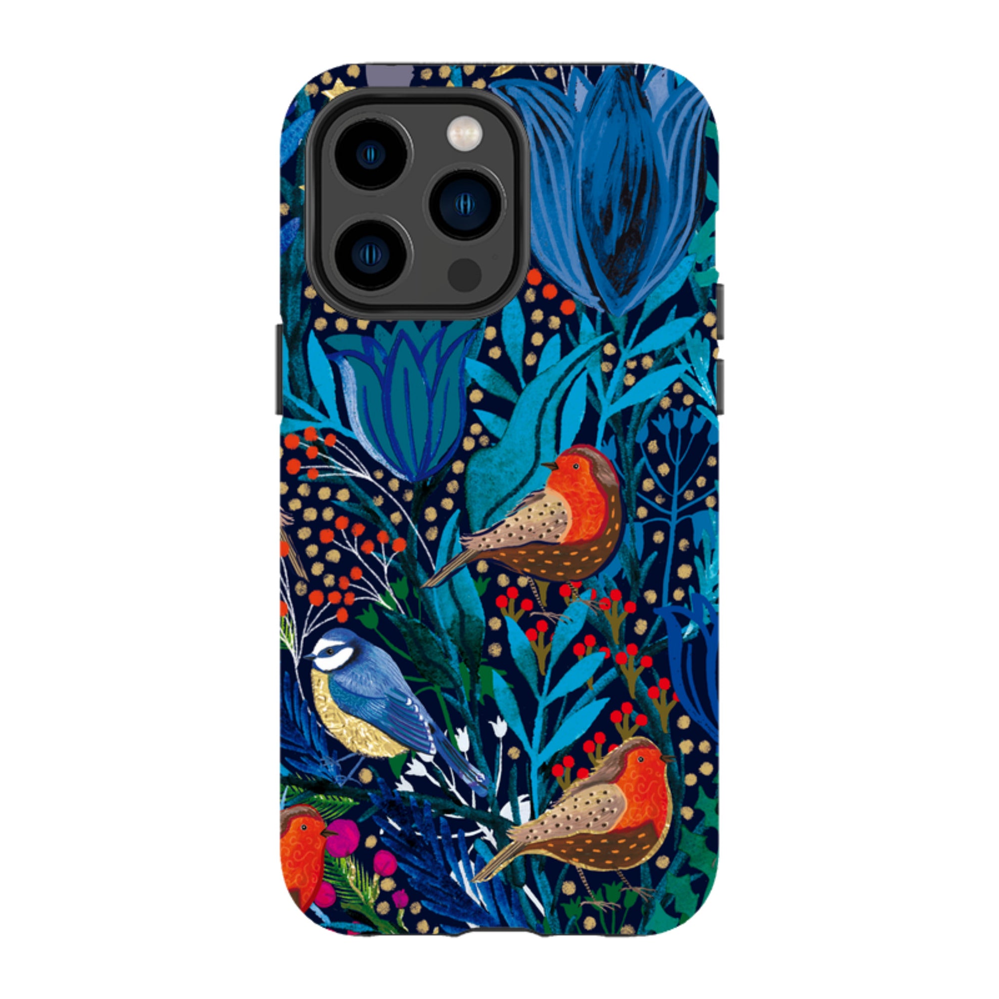 iPhone MagSafe Tough Case - Xmas Robin IV By Emma Frances Grant