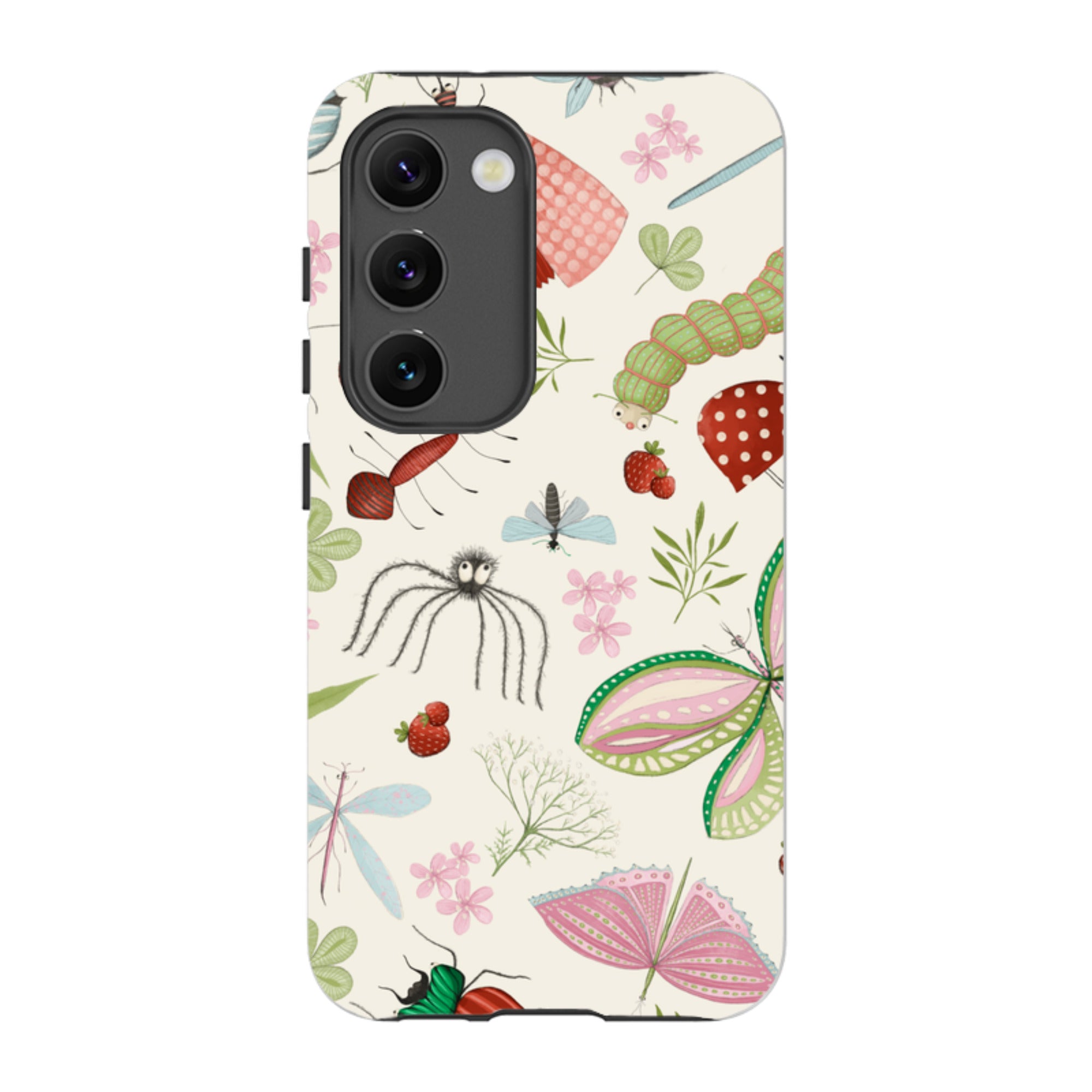 Samsung Tough Case - Insects Pattern By Maja Lindberg