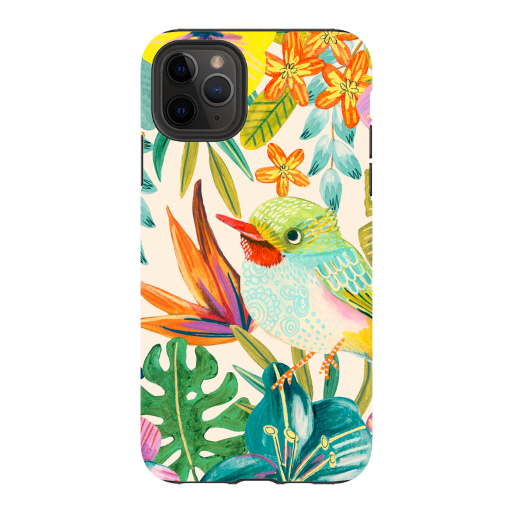 iPhone Tough Case - Tropical Bird II By Caroline Bonne Muller