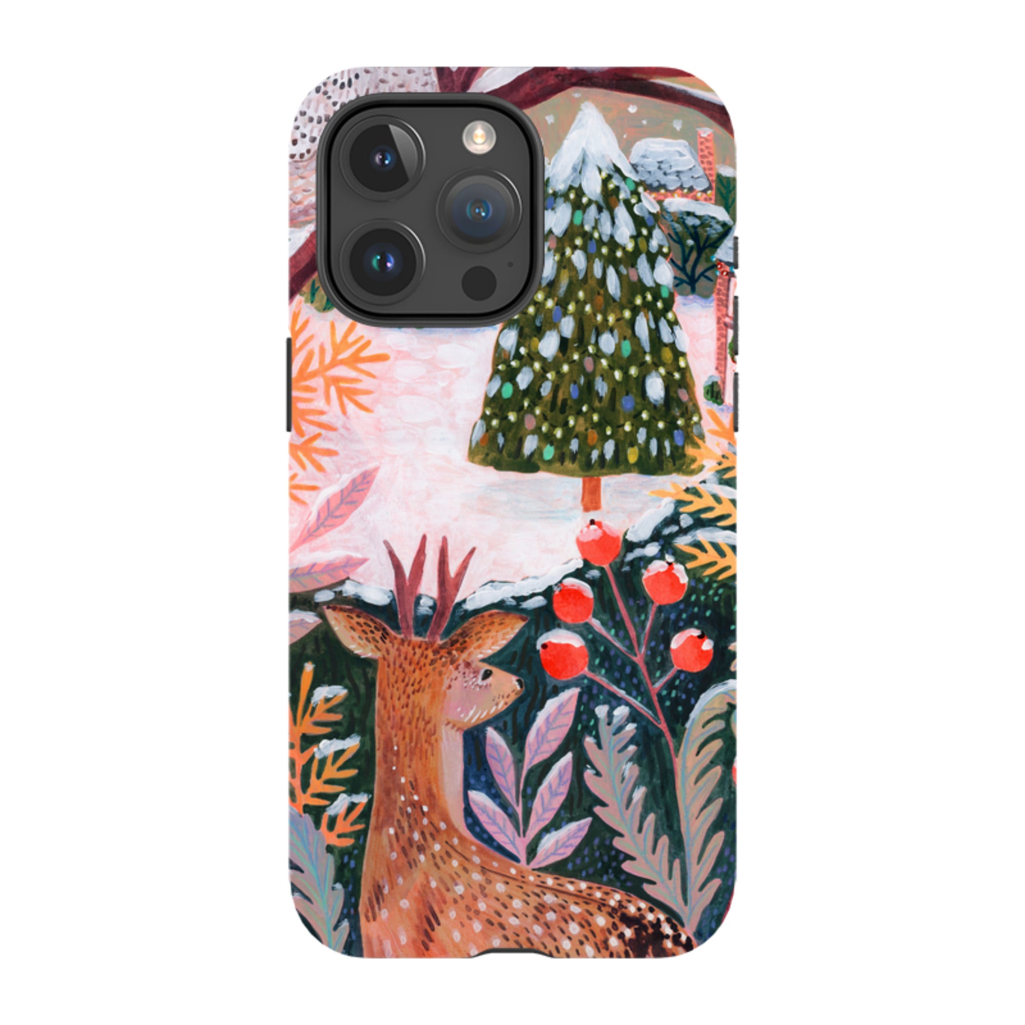 iPhone Tough Case - Deer By Lee Foster Wilson