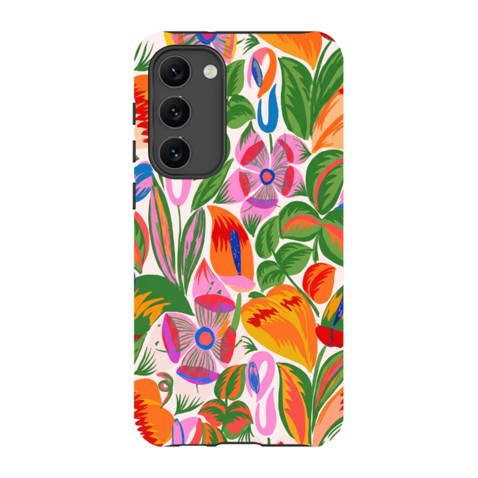Samsung Tough Case - Vintage Tropical Floral