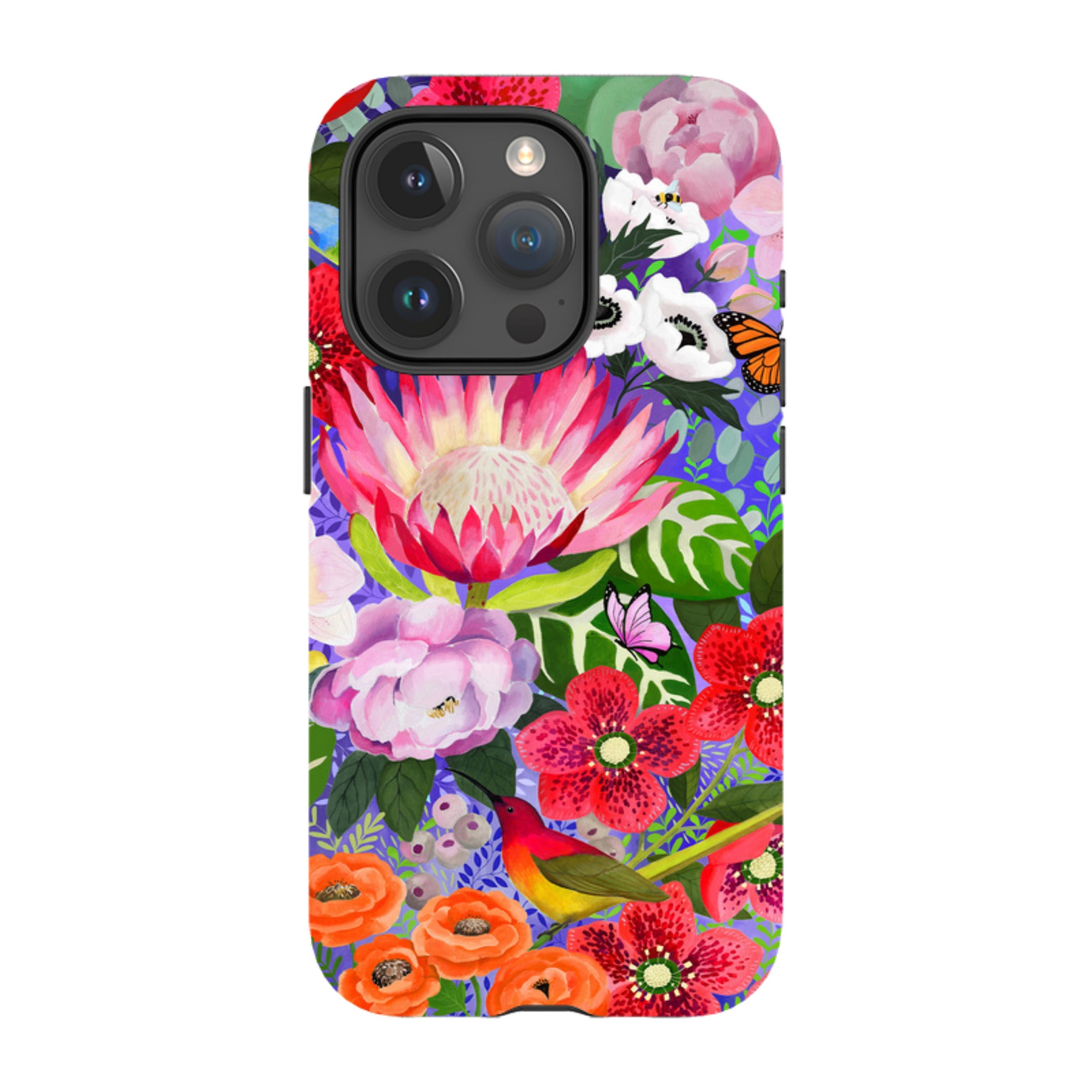 iPhone Tough Case - Exotic Birds By Bex Parkin