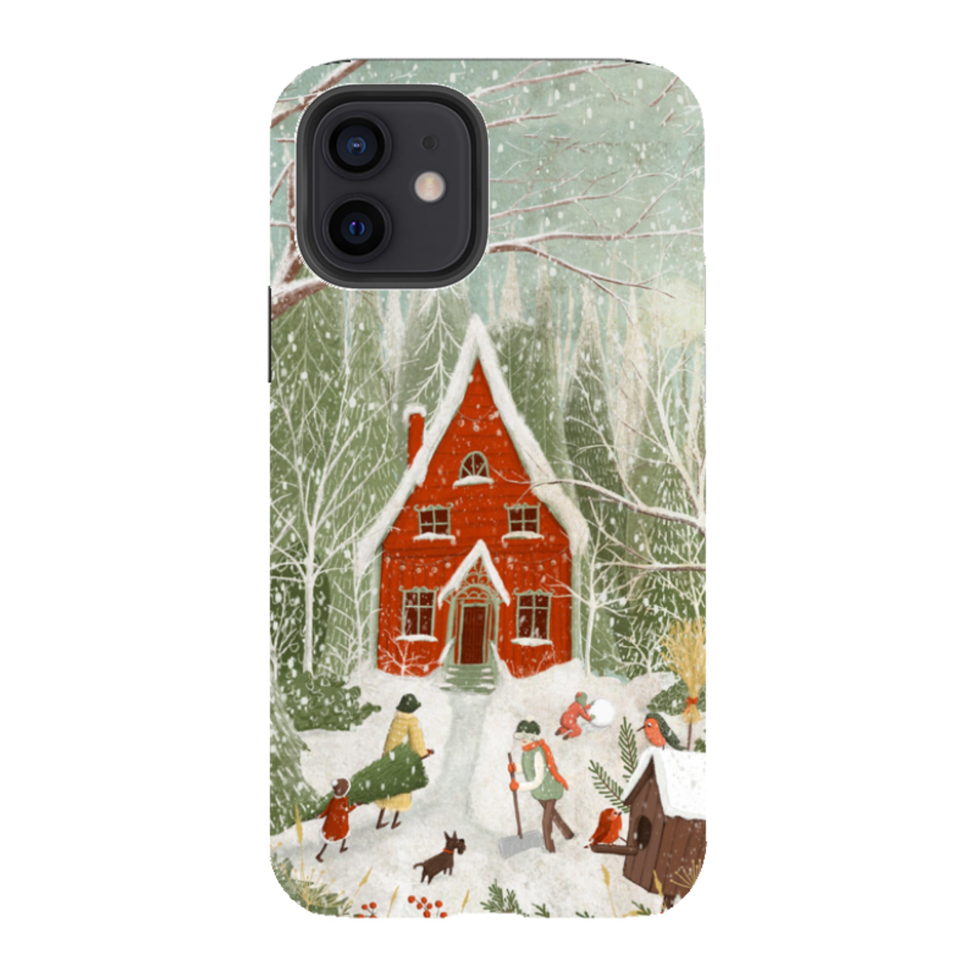 iPhone Tough Case -Christmas Garden Day By Maja Lindberg