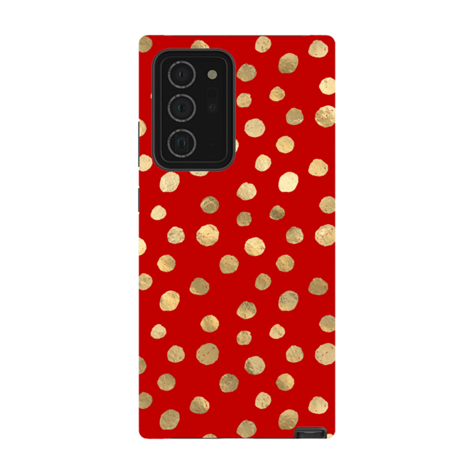 Samsung Tough Case - Burgundy and Gold Stars