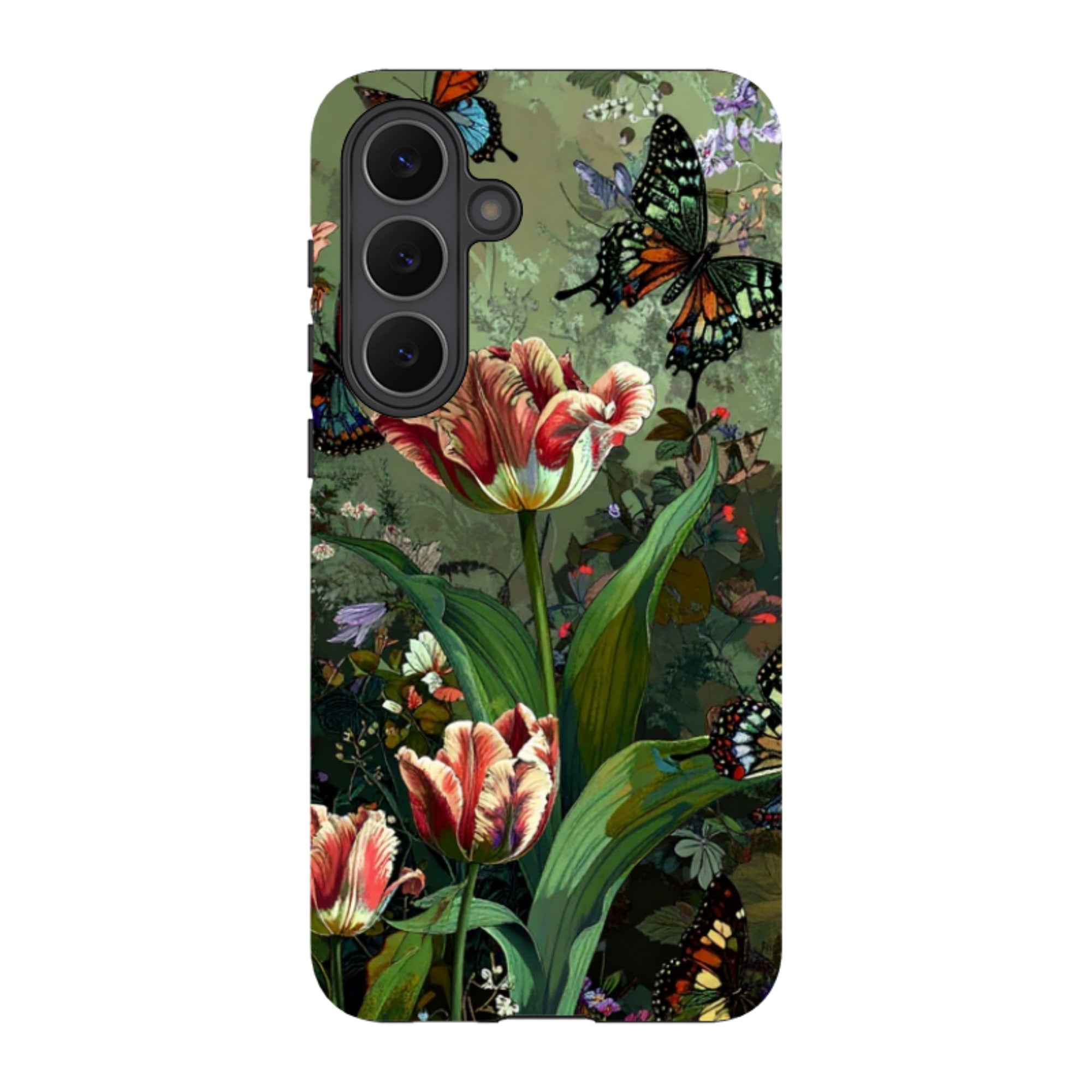 Samsung Tough Case - Green Vyne Butterflies