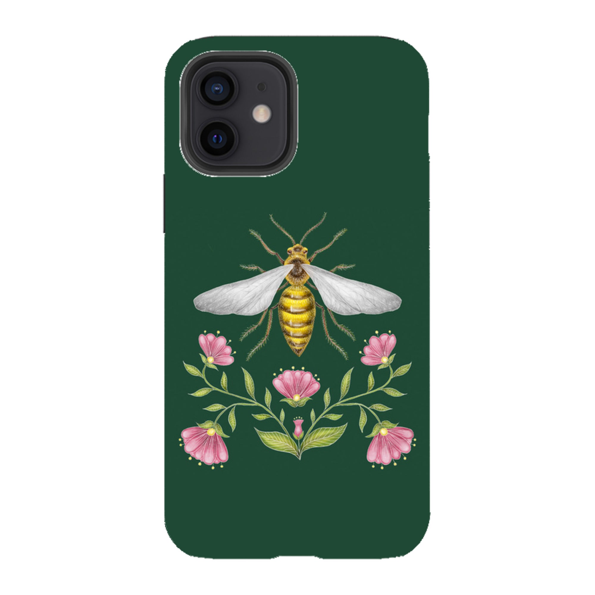 iPhone Tough Case - Wings Of Freedom Emerald By Catherine Rowe