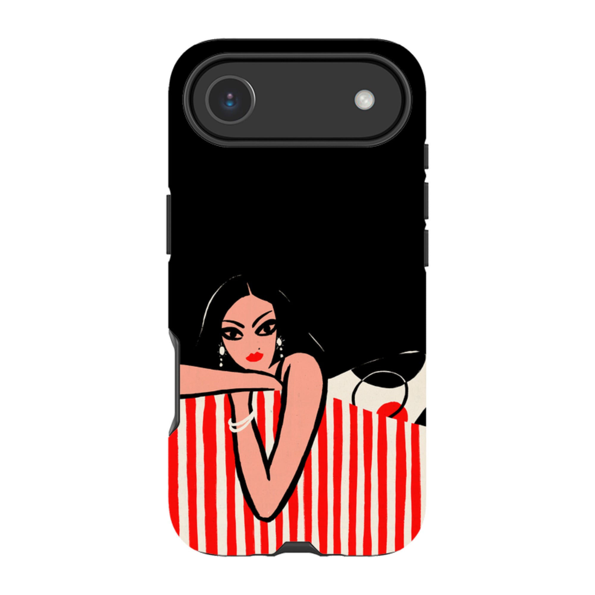 iPhone Tough Case - Red Stripe Sofa