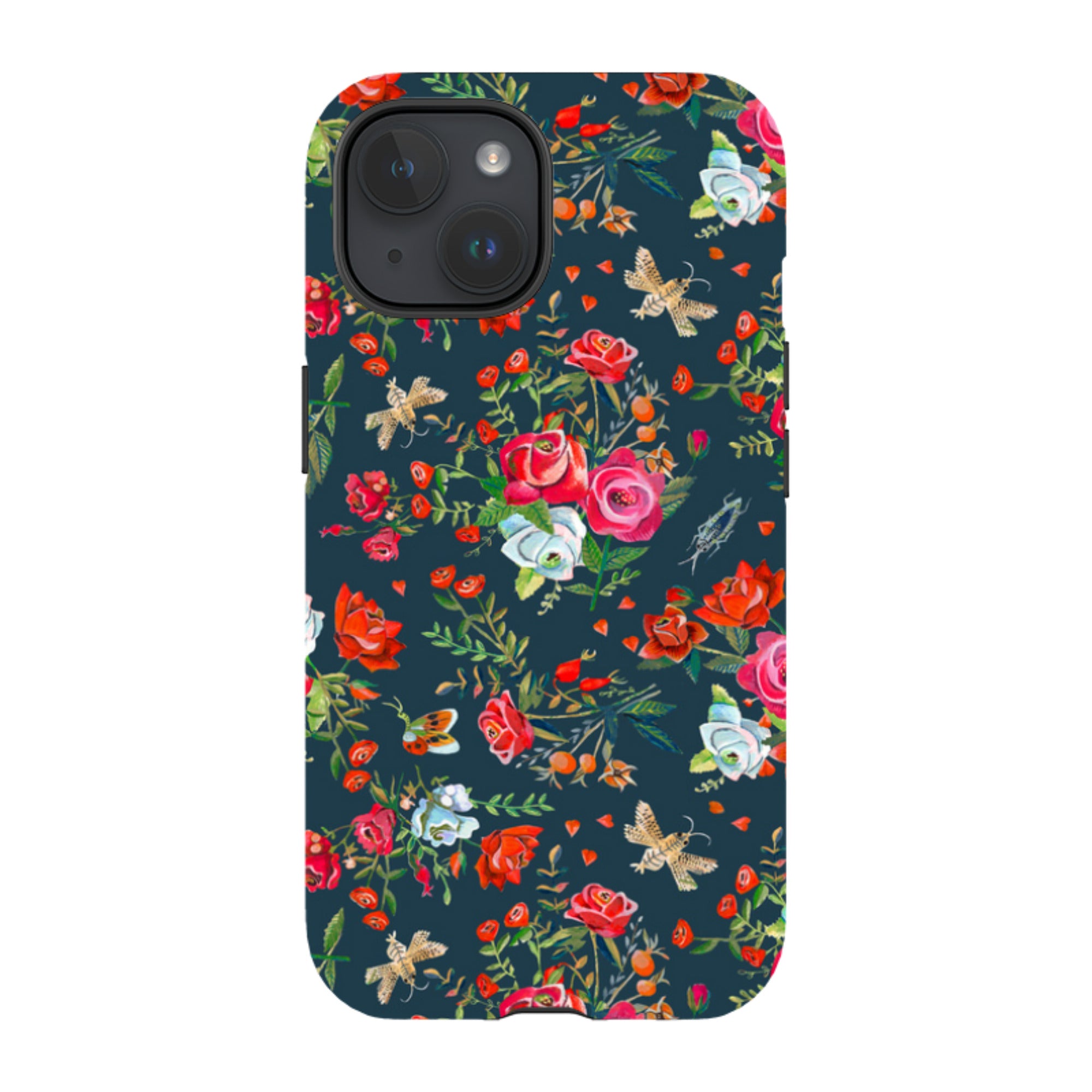 iPhone Tough Case - Blue Roses By Caroline Bonne Muller