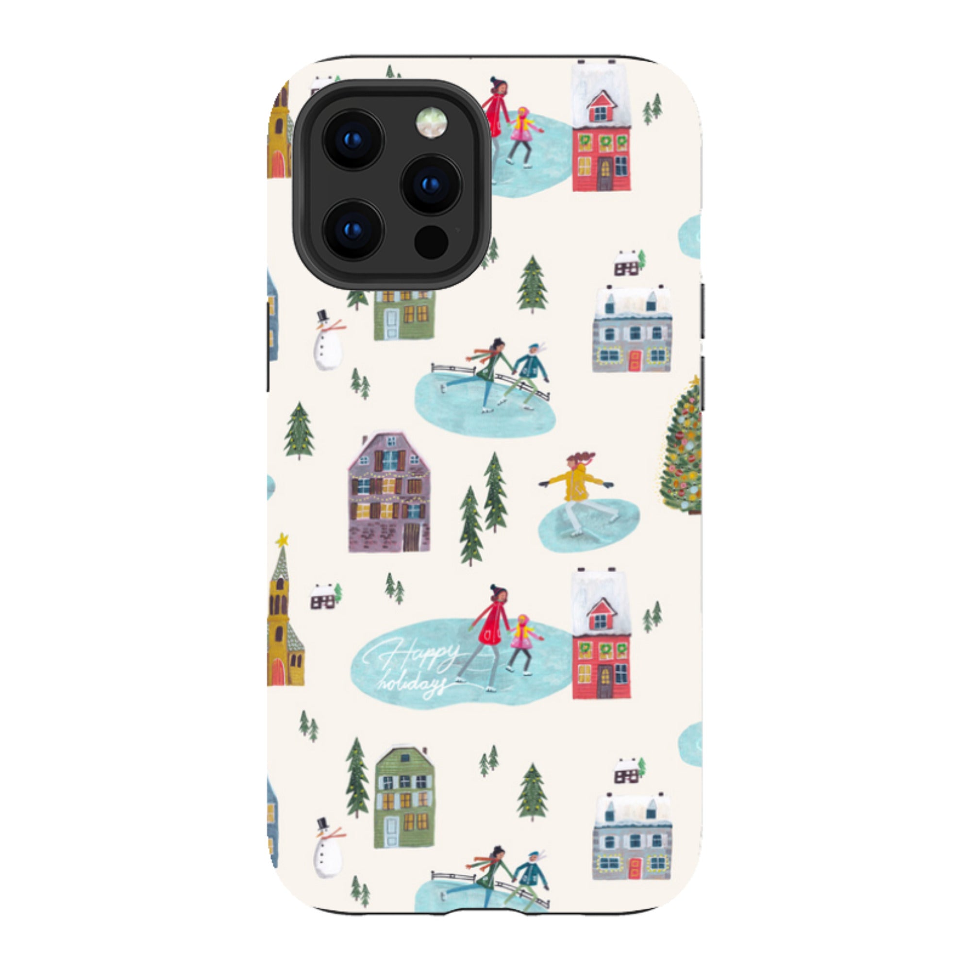 iPhone Tough Case - Happy Holidays By Caroline Bonne Muller
