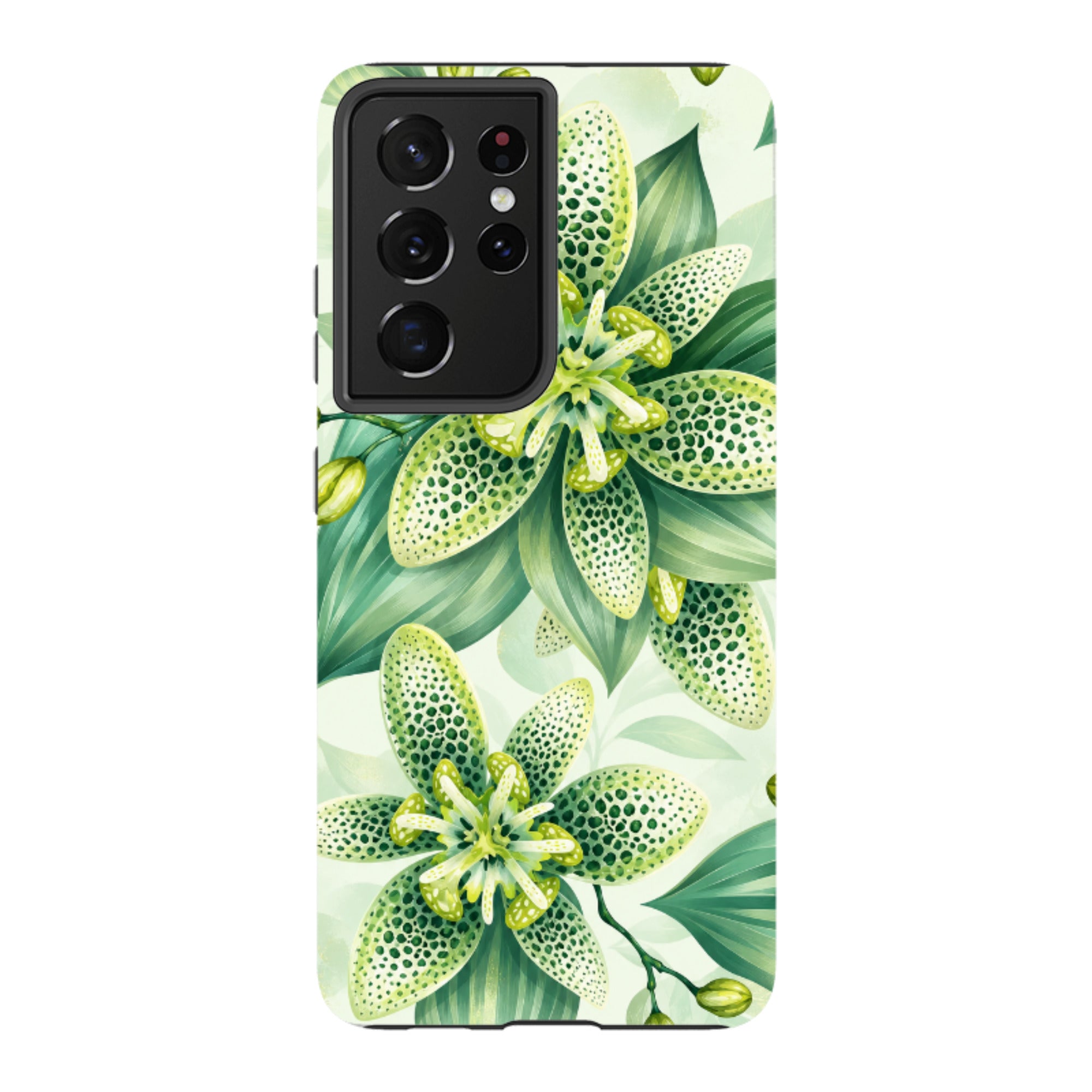 Samsung Tough Case - Sage Green Lily