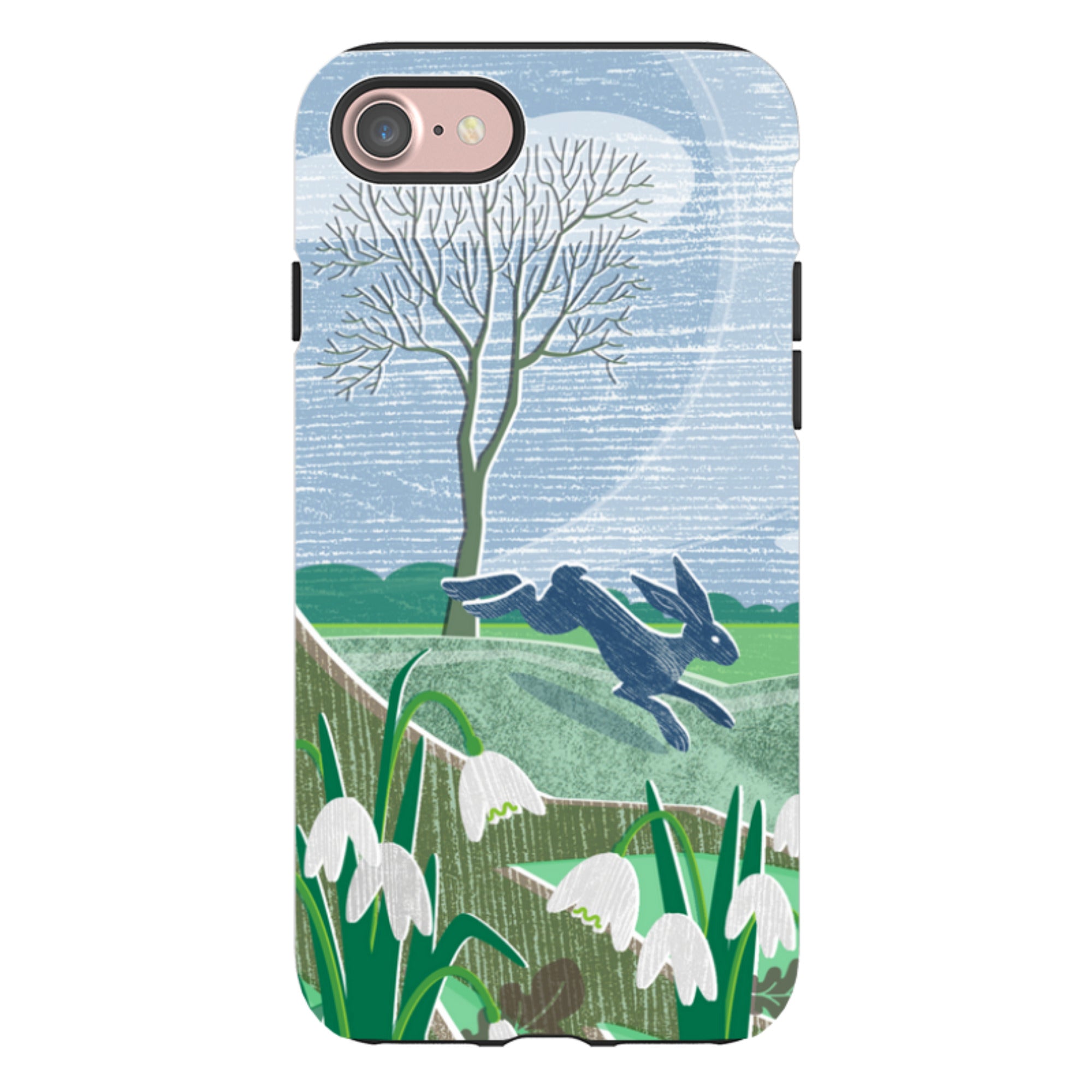 iPhone Tough Case - Snowdrops And Hare By Liane Payne