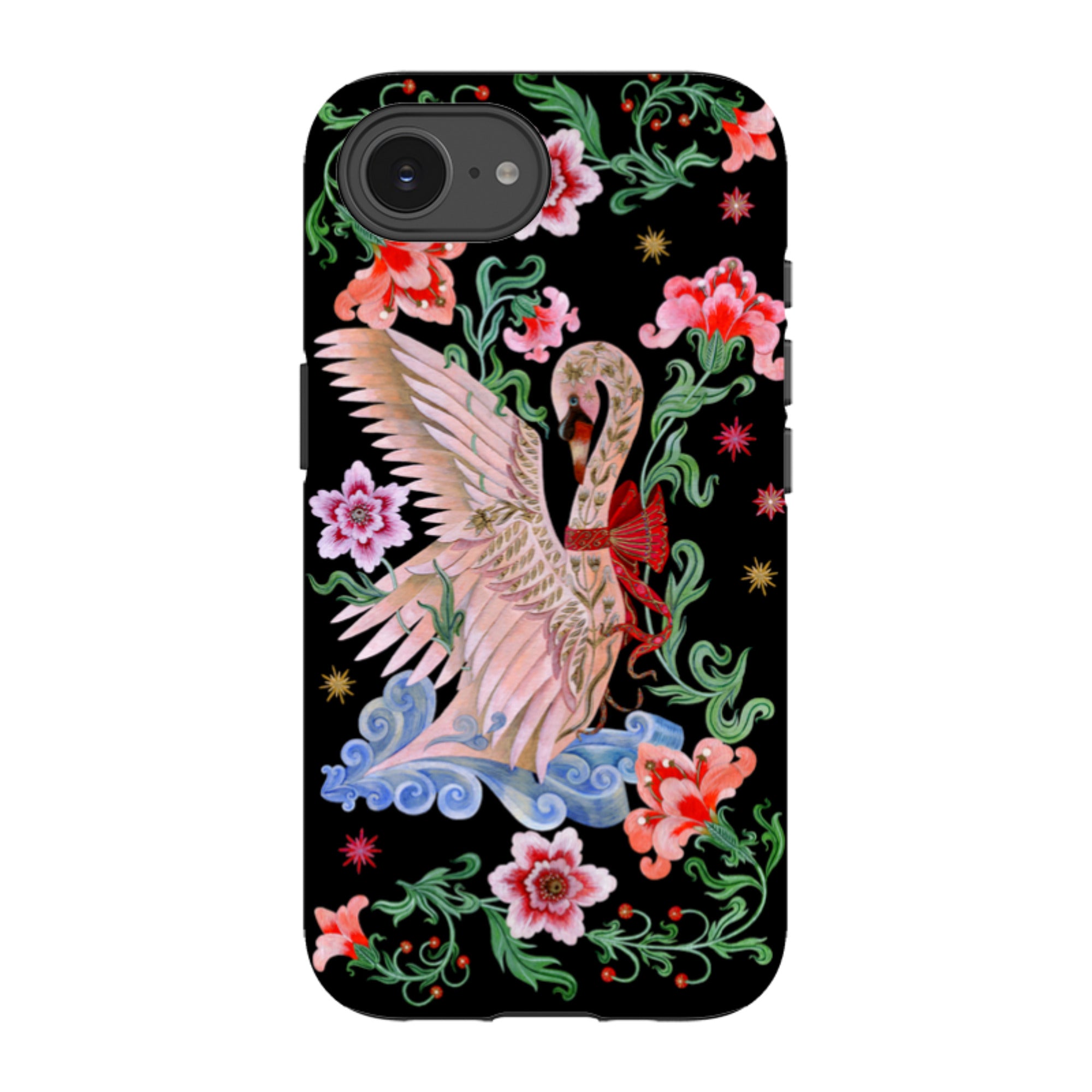 iPhone Tough  Case - Seven Swans A Swimming By Maria Matos