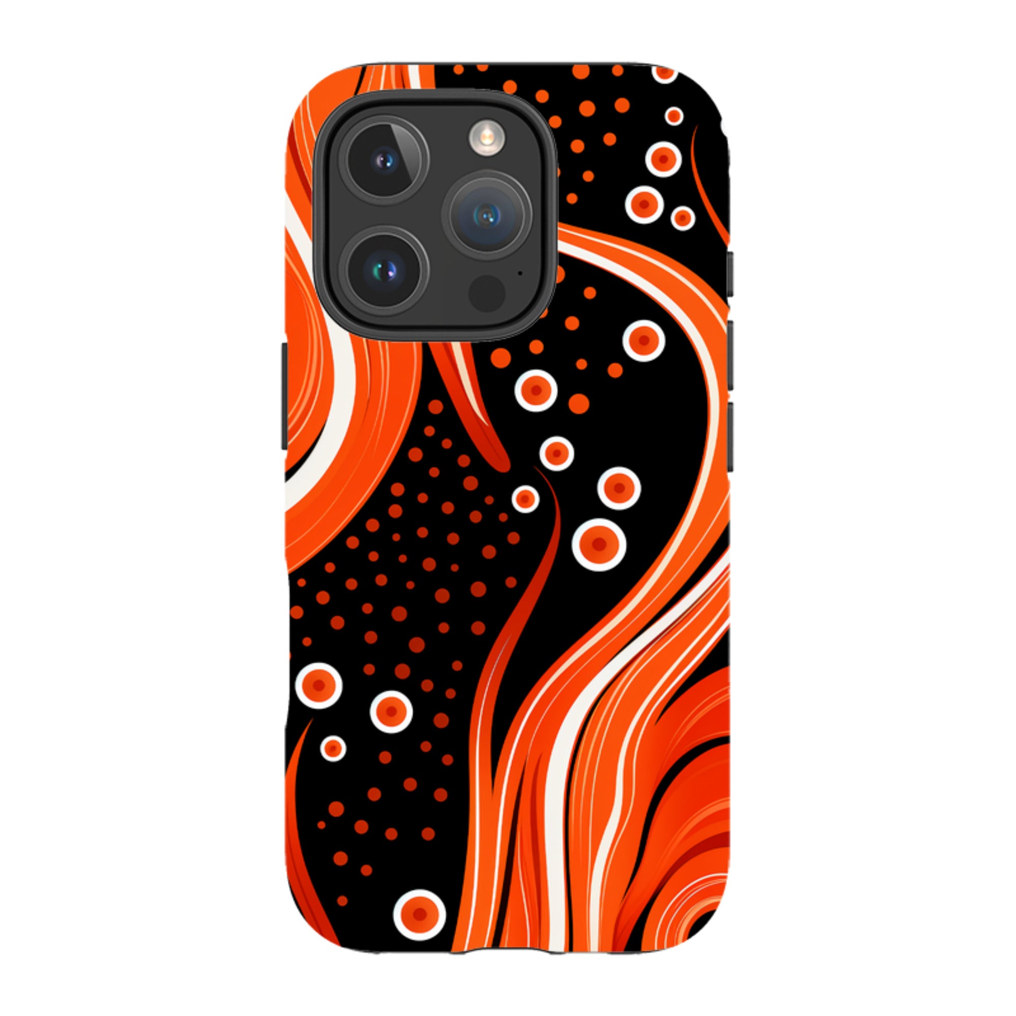 iPhone Tough Case -Red Wave Stars