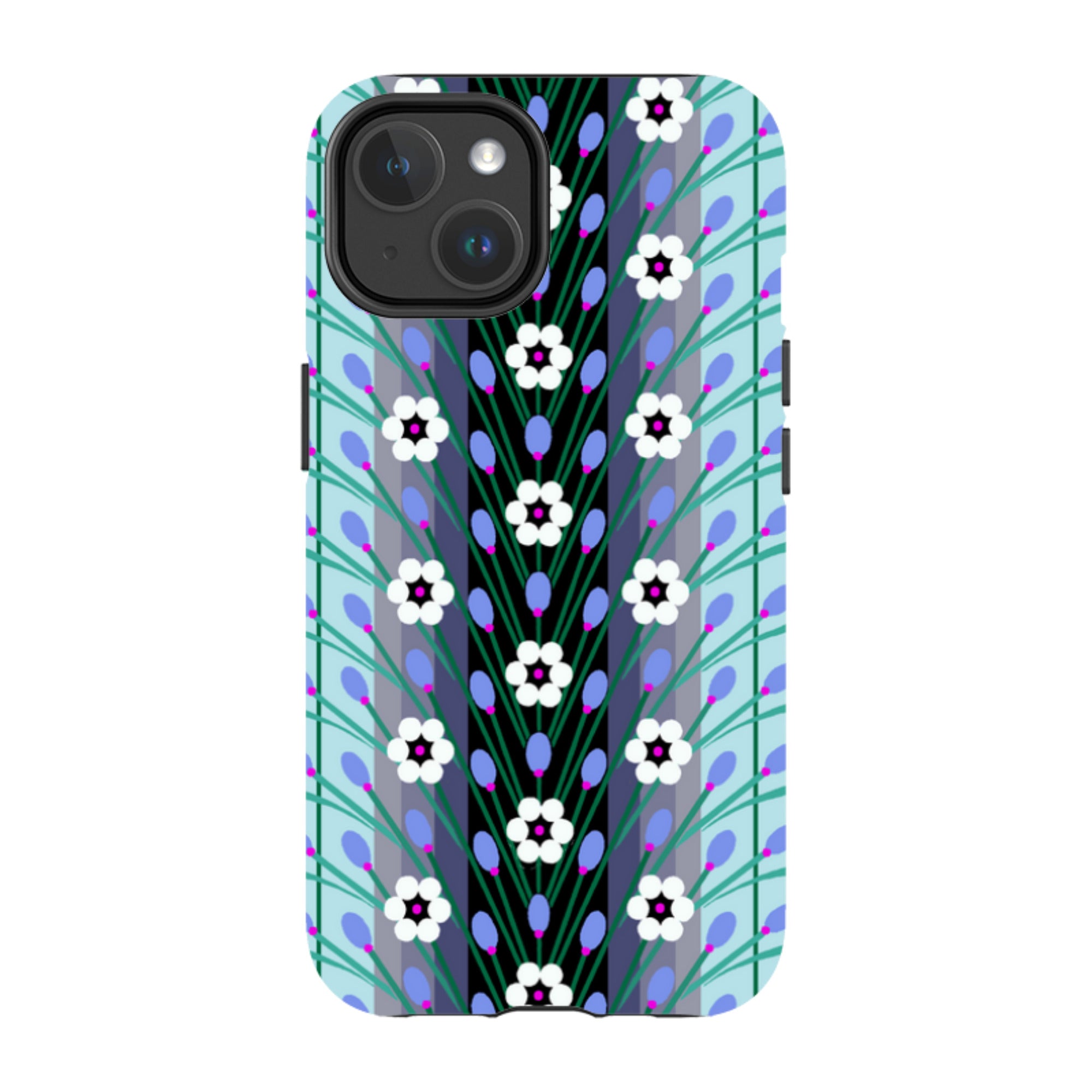iPhone MagSafe Tough Case - Lavender Blue By Cressida Bell